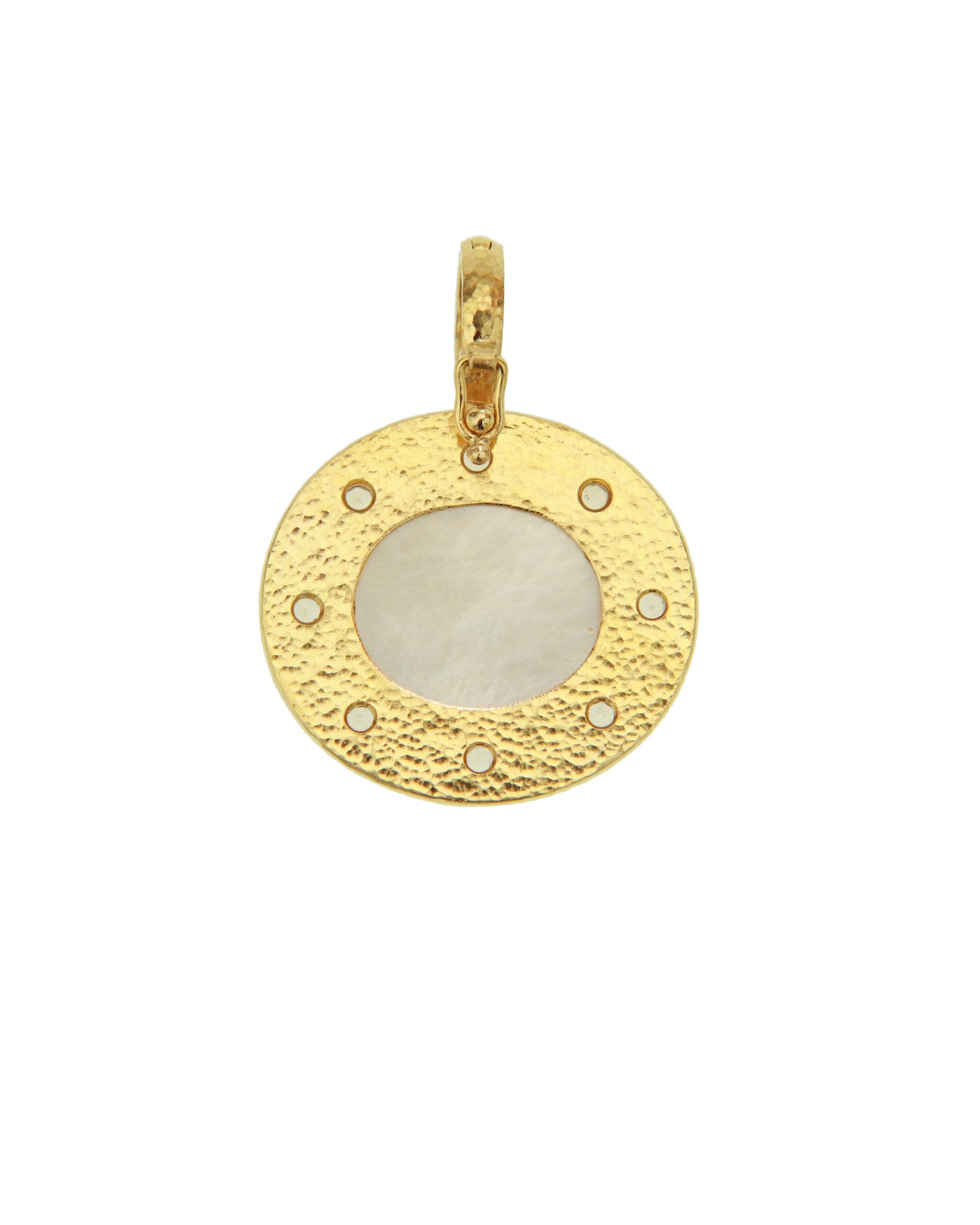 Light Amber 'Goddess with Chariot' Pendant