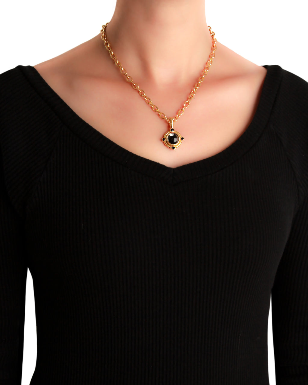 Antique Essex Crystal 'Skye Terrier' Pendant