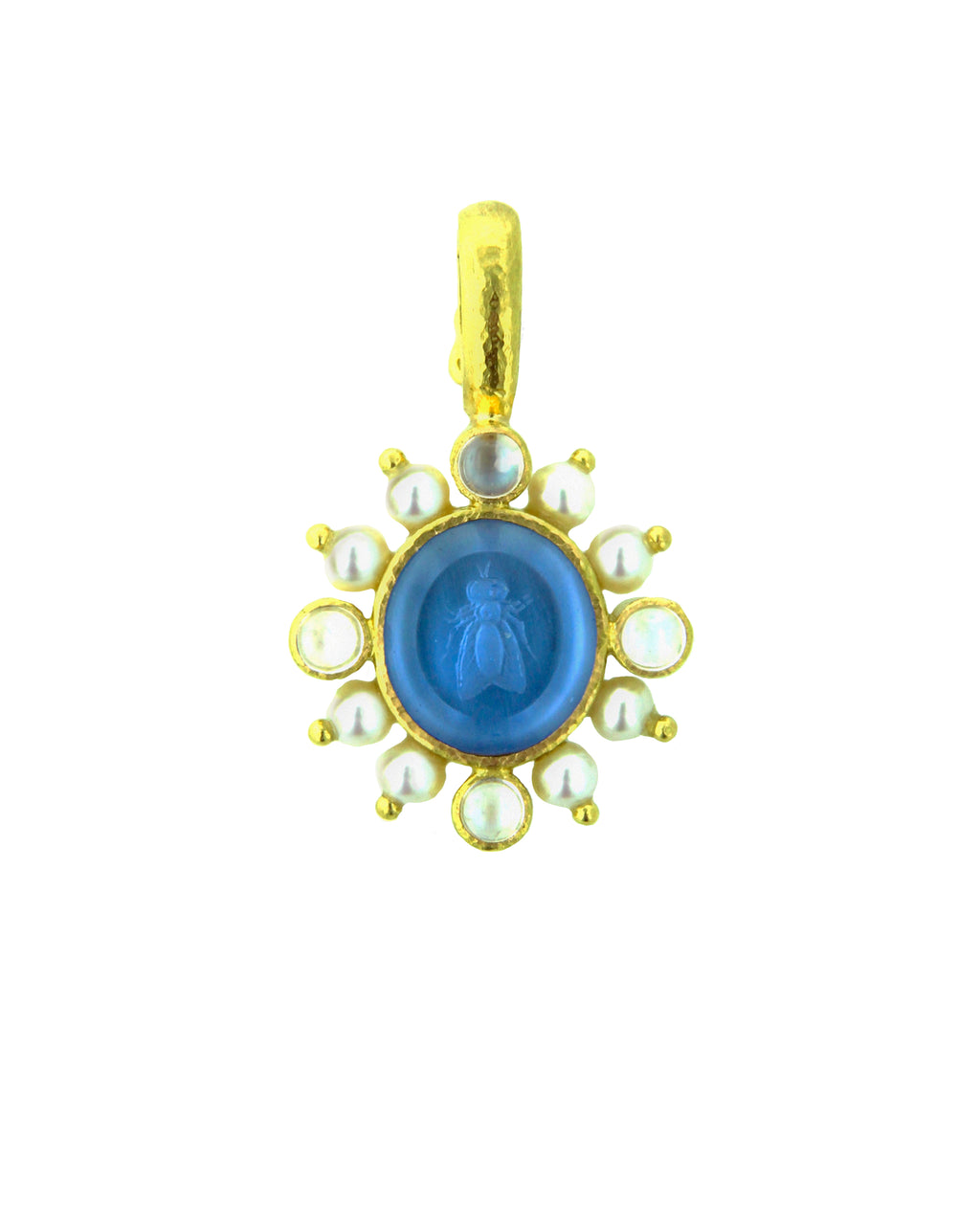 Cerulean 'Demel Bee' Pendant