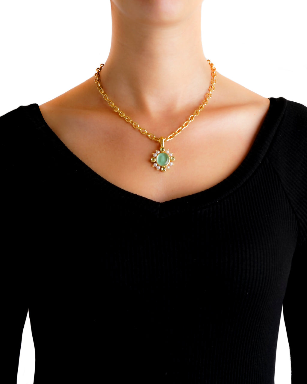 Cerulean 'Demel Bee' Pendant