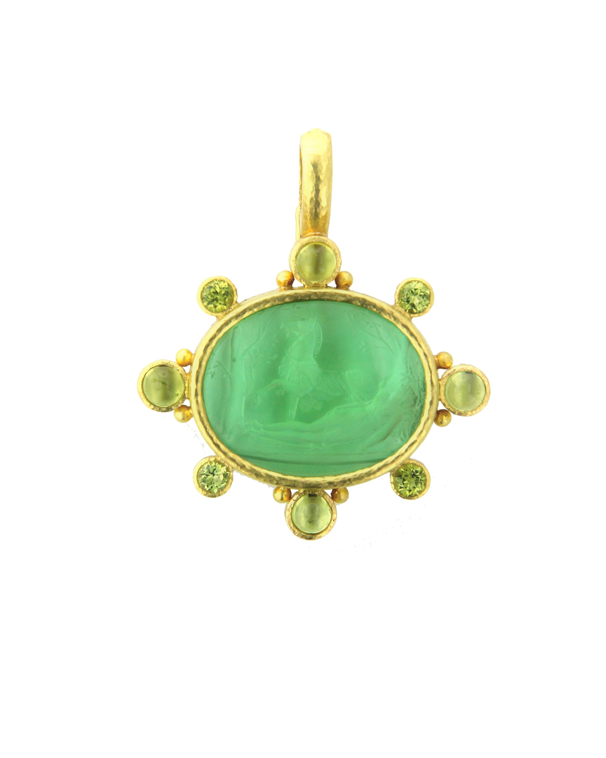 Nile 'Horse with Sleeping Maiden' Pendant