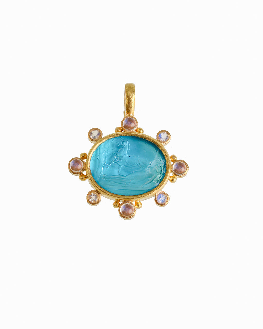 'Horse with Sleeping Maiden' Pendant