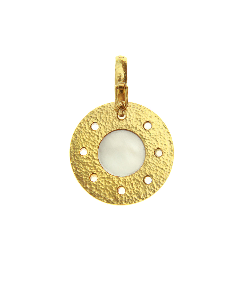 Cerulean 'Man-in-Moon' Pendant