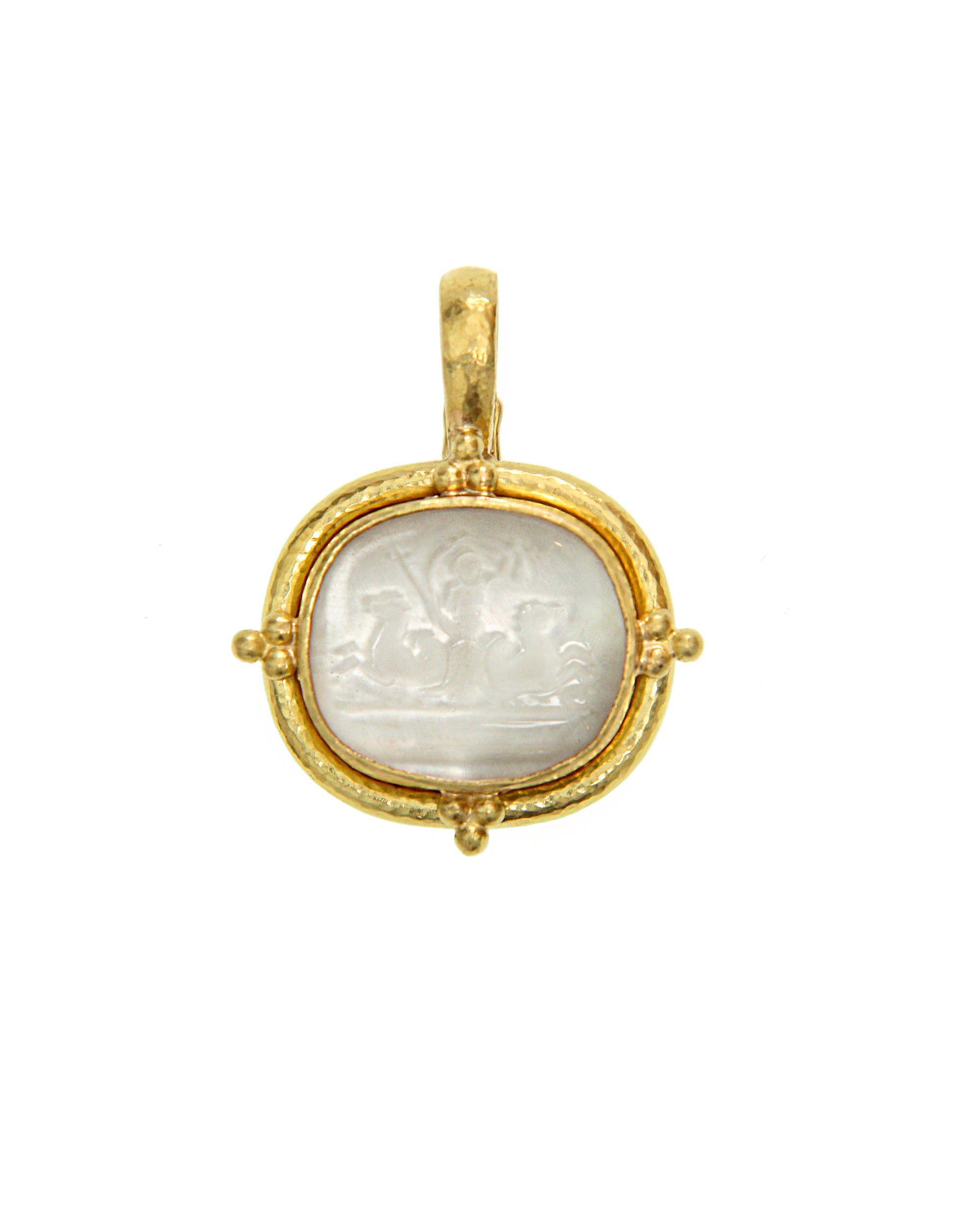 Crystal Venetian Glass 'Neptune' Pendant