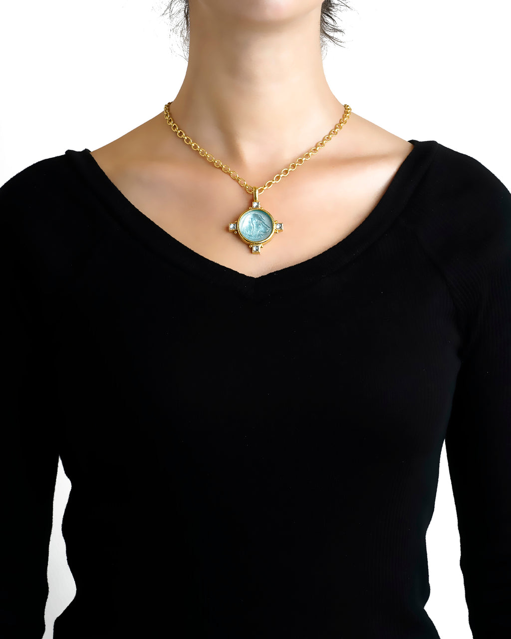 Swimming Pool 'Hound Head' Pendant