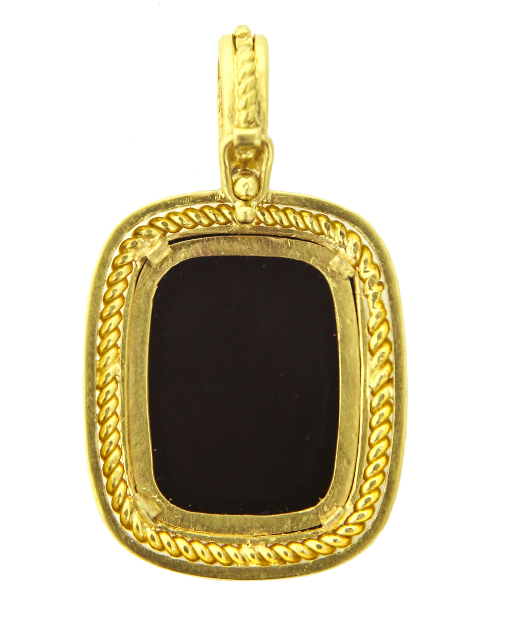 Onyx 'Elephant and Castle' Pendant