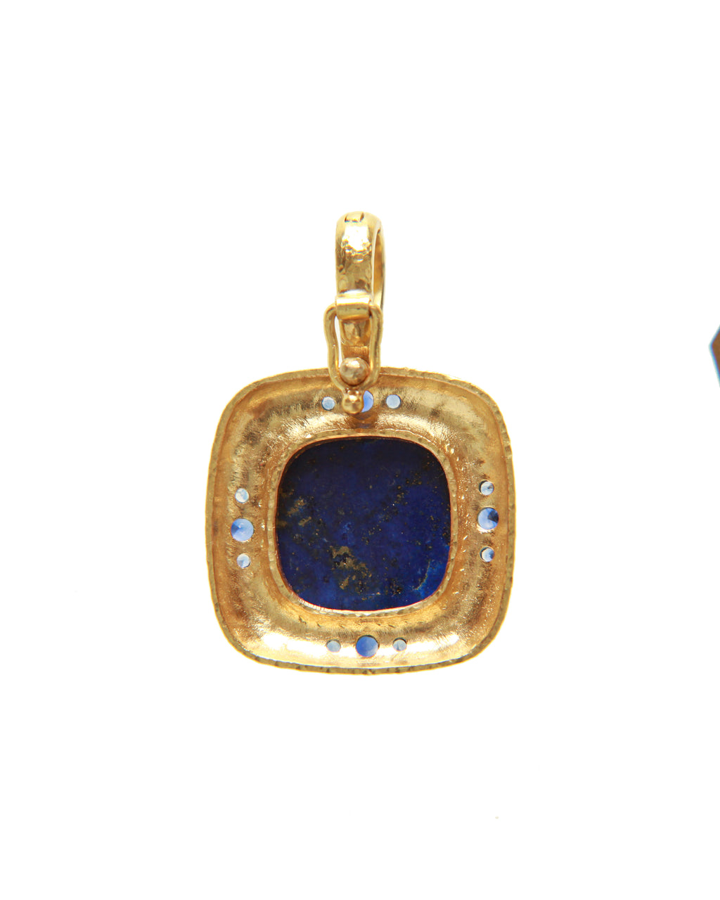 Lapis and Blue Sapphire Pendant