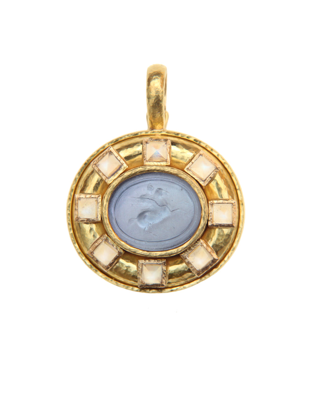 Cerulean 'Pegasus Rilievo' Pendant