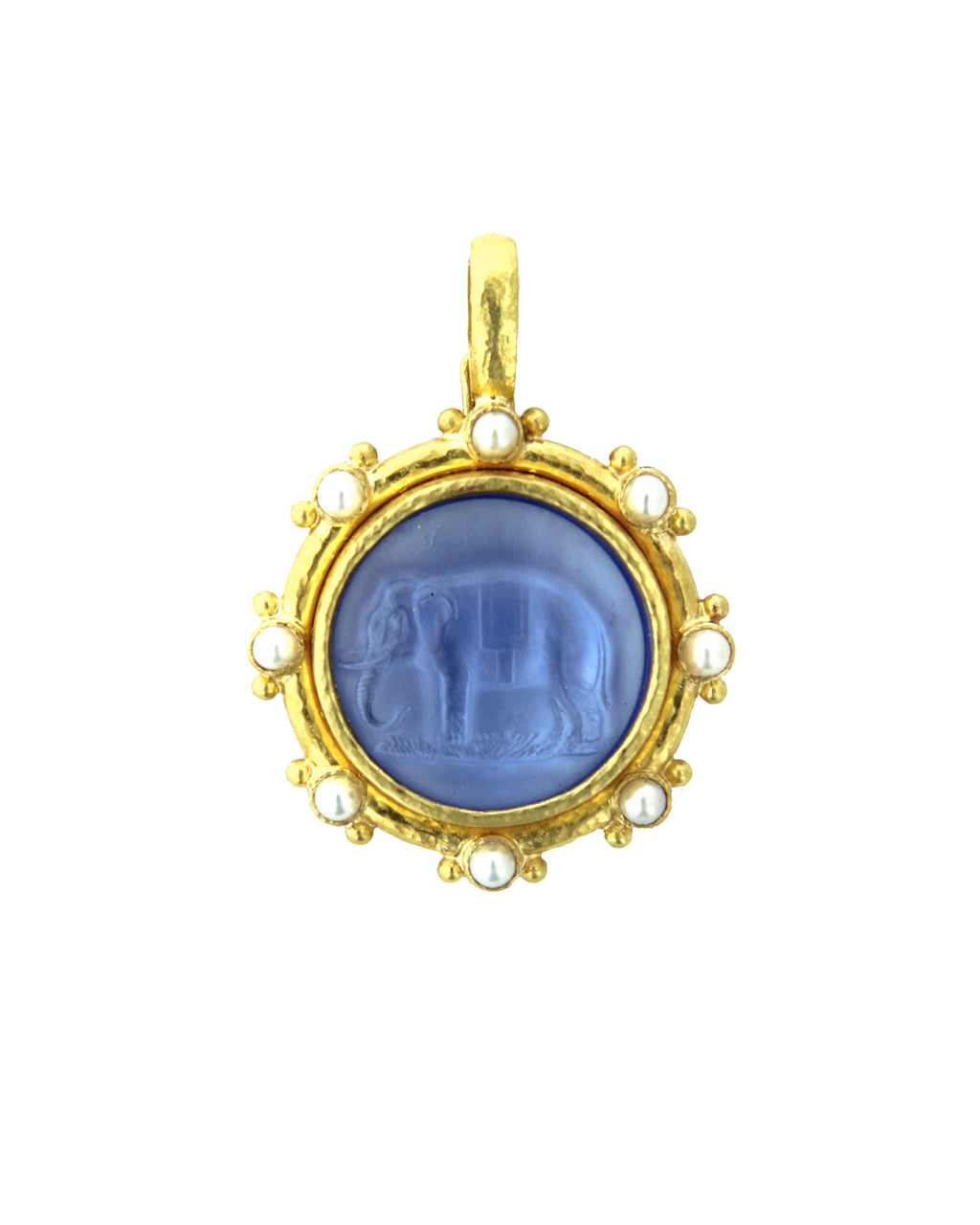 Cerulean 'Elephant' Pendant