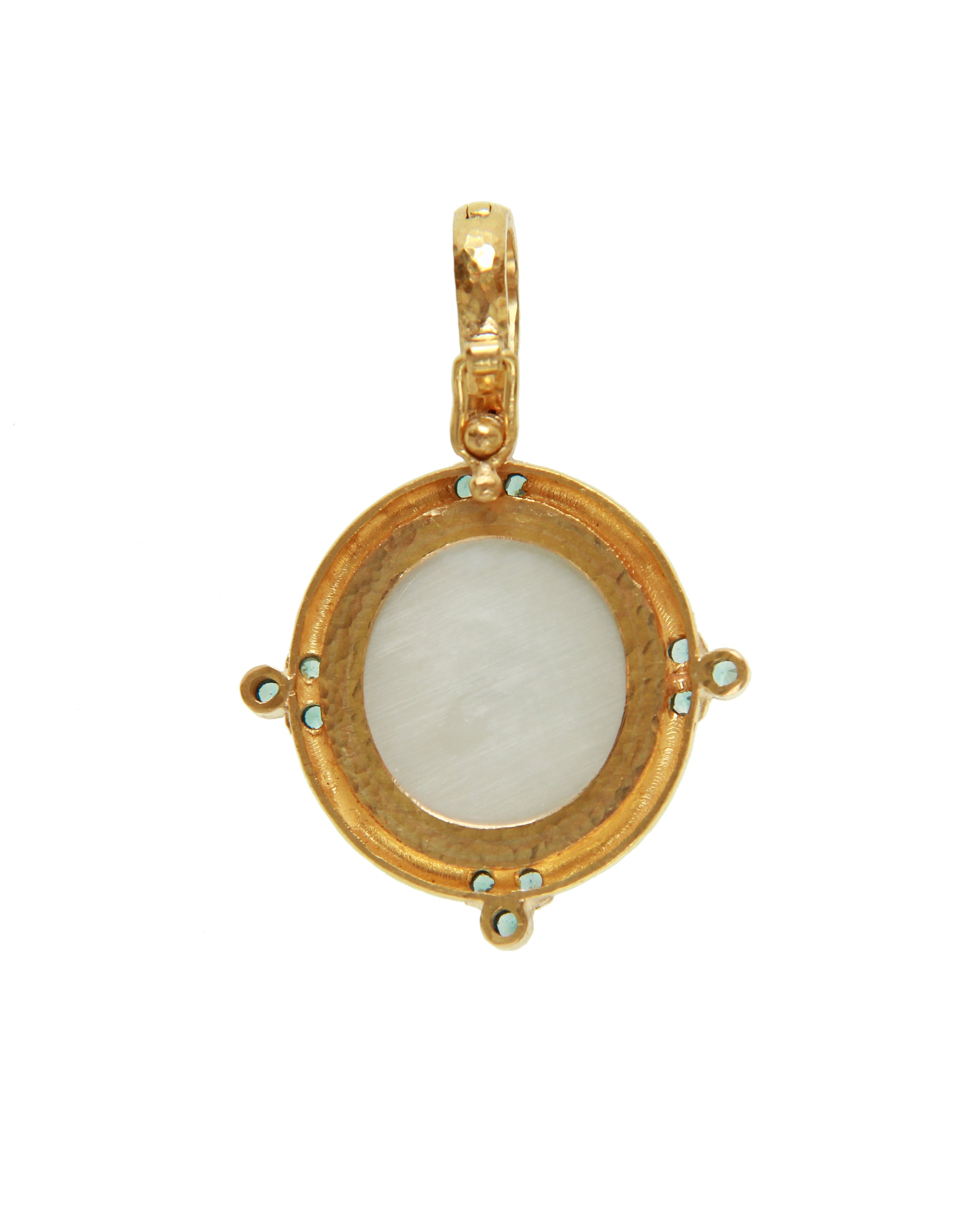 Teal 'Honey Bee' Pendant