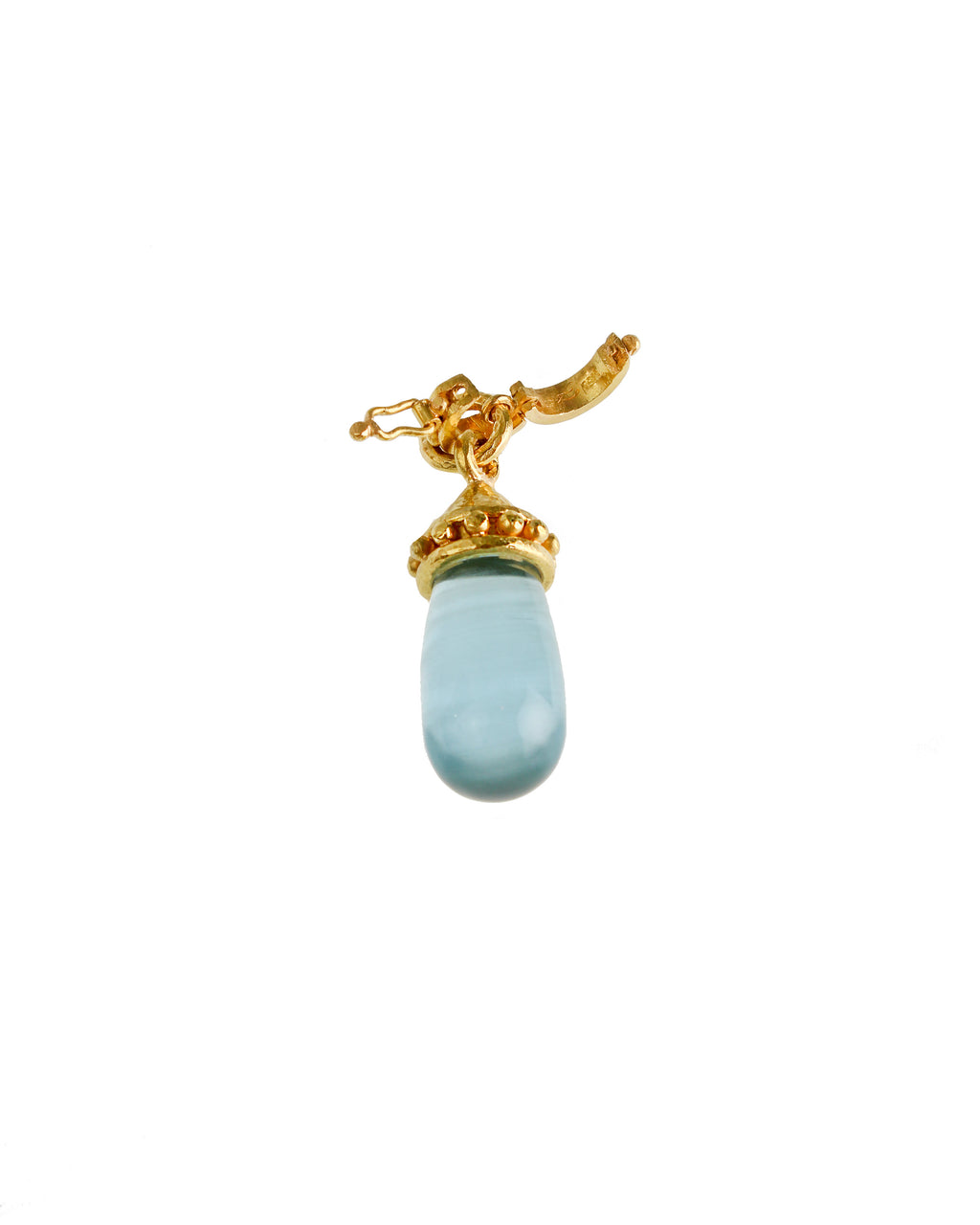 Aquamarine Drop Pendant