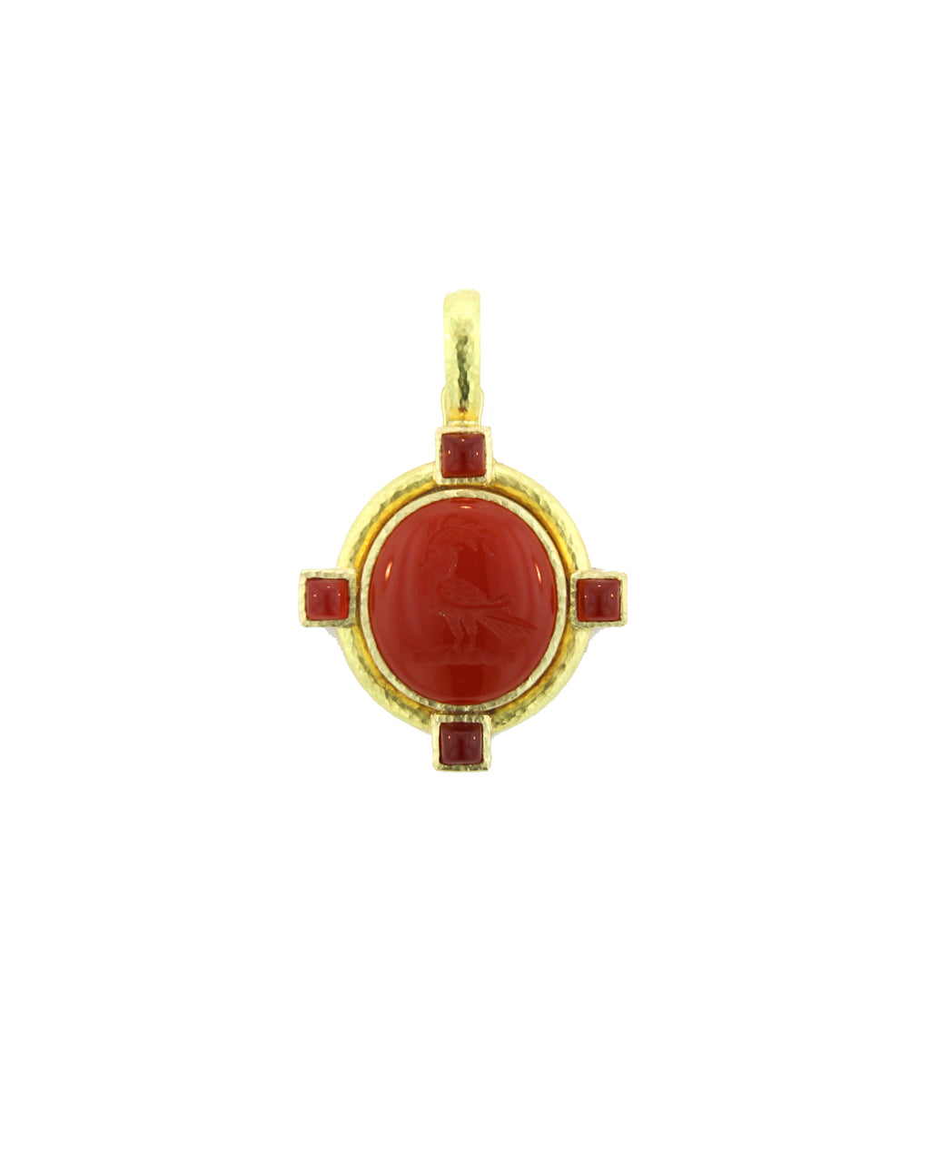 Carnelian 'Bird' Pendant