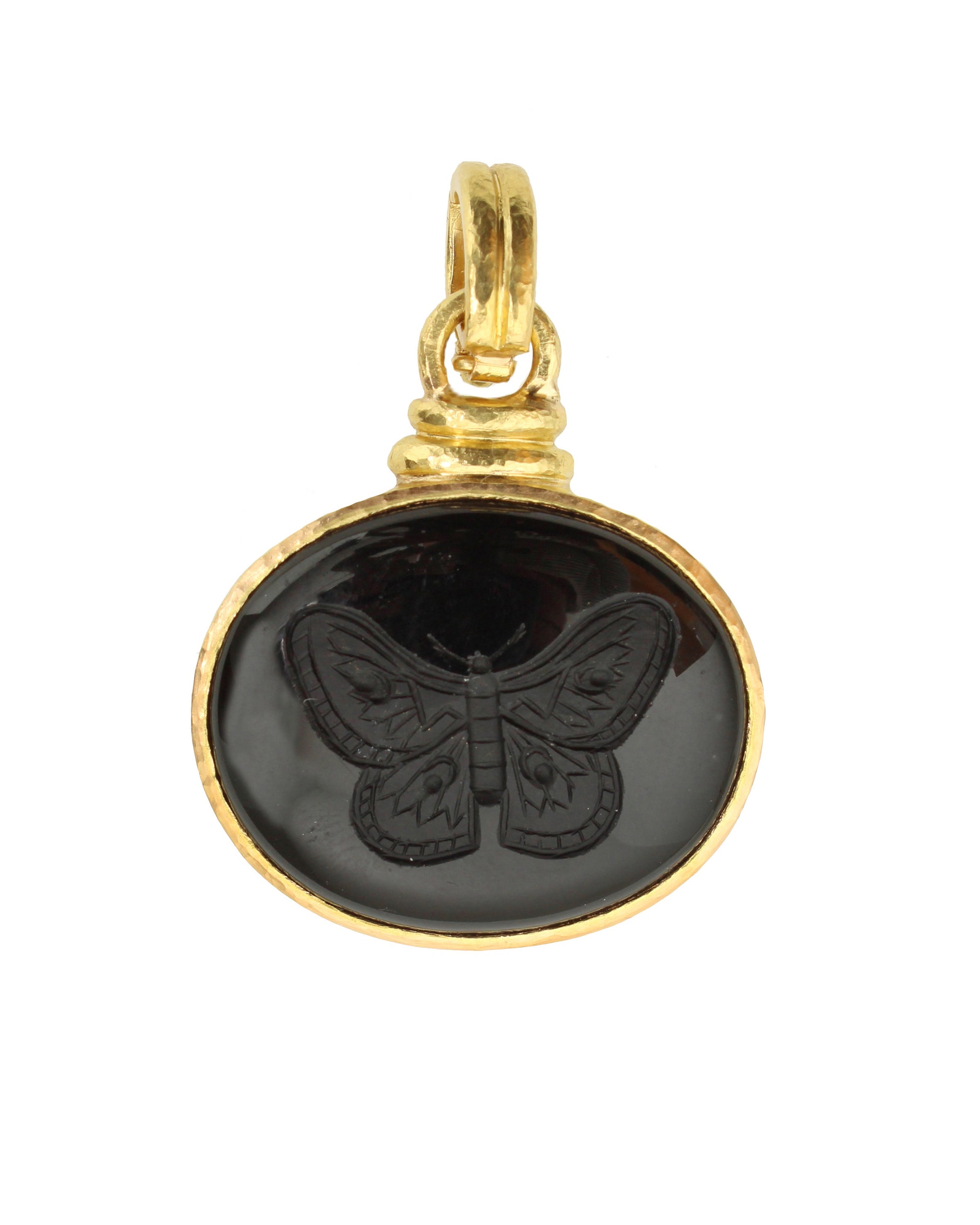 Onyx 'Moth' Pendant