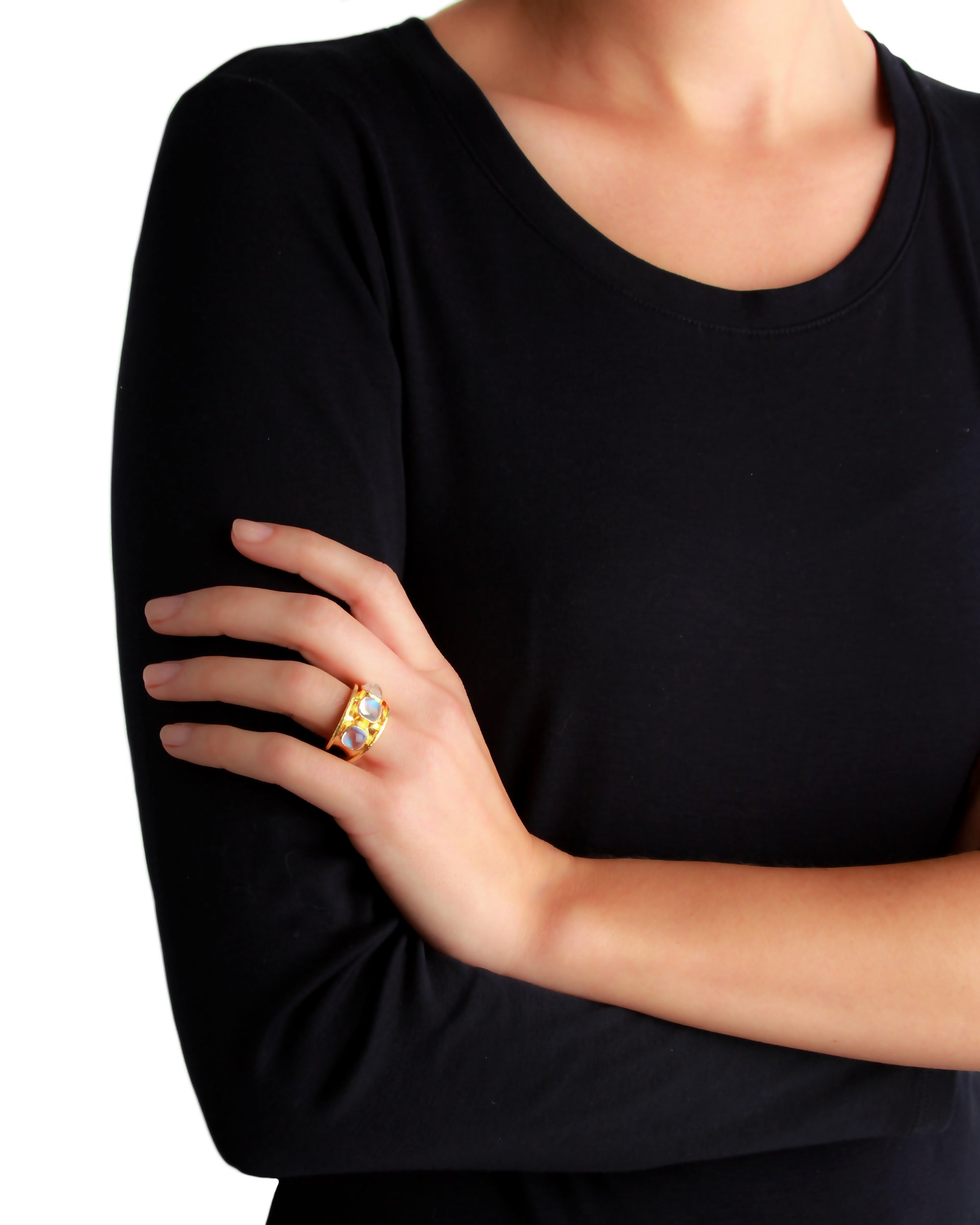 Moonstone Tapered Cigar Band