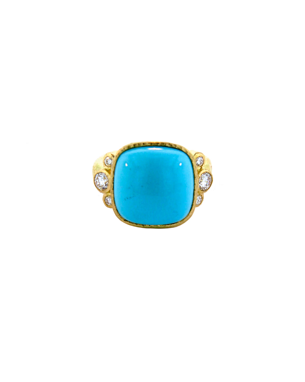 Turquoise and Diamond Ring