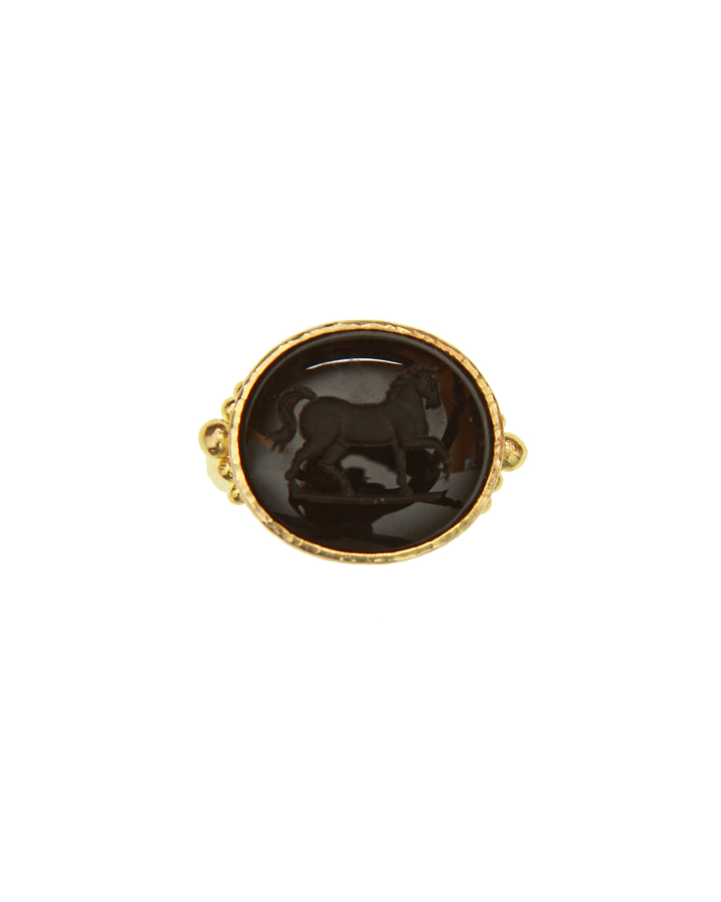 Onyx 'Roman Horse' Ring