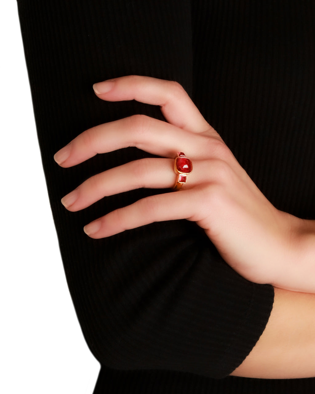 Pink Tourmaline Ring