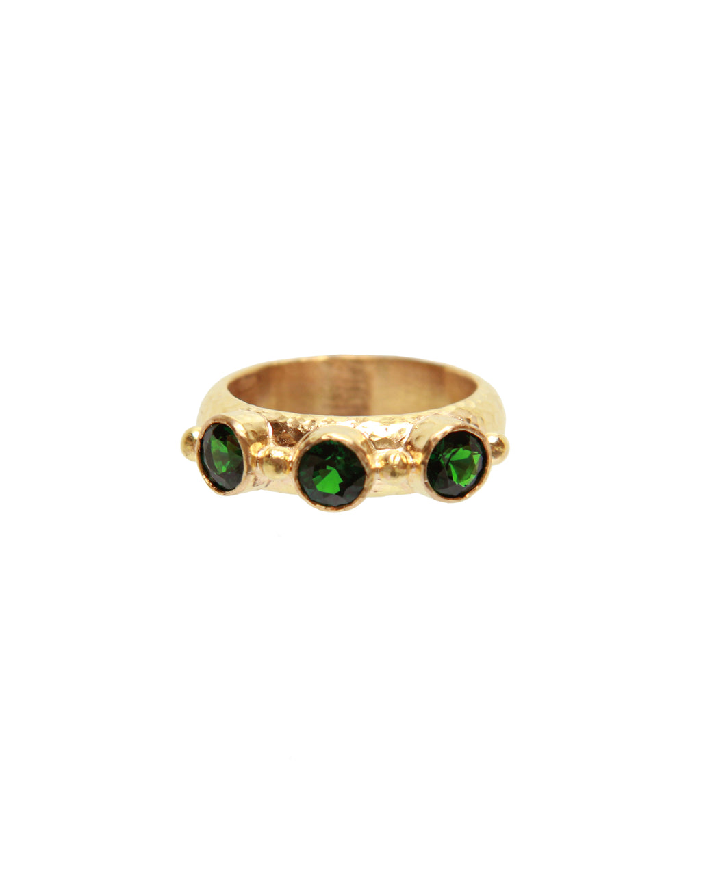 Tsavorite Stack Ring