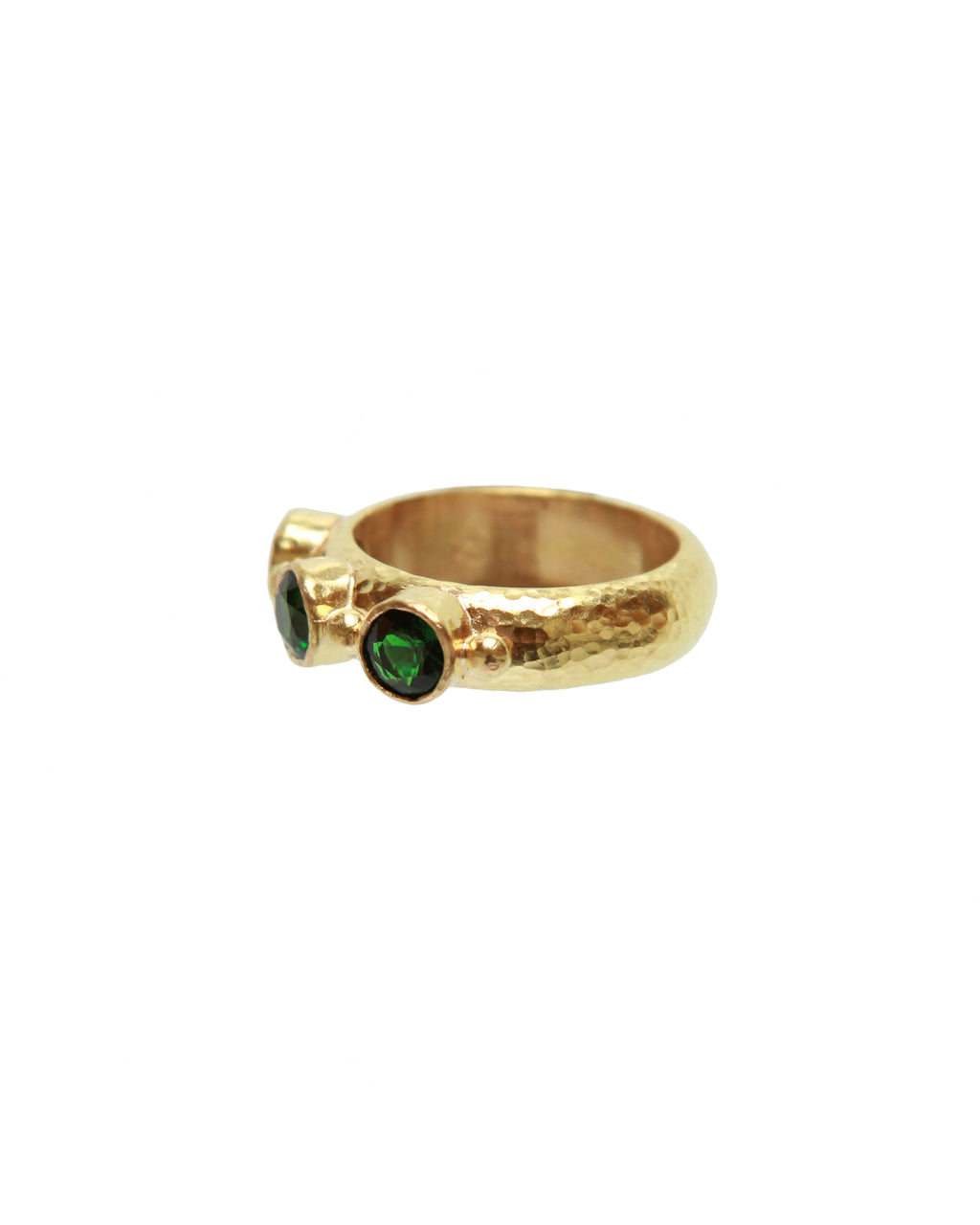 Tsavorite Stack Ring