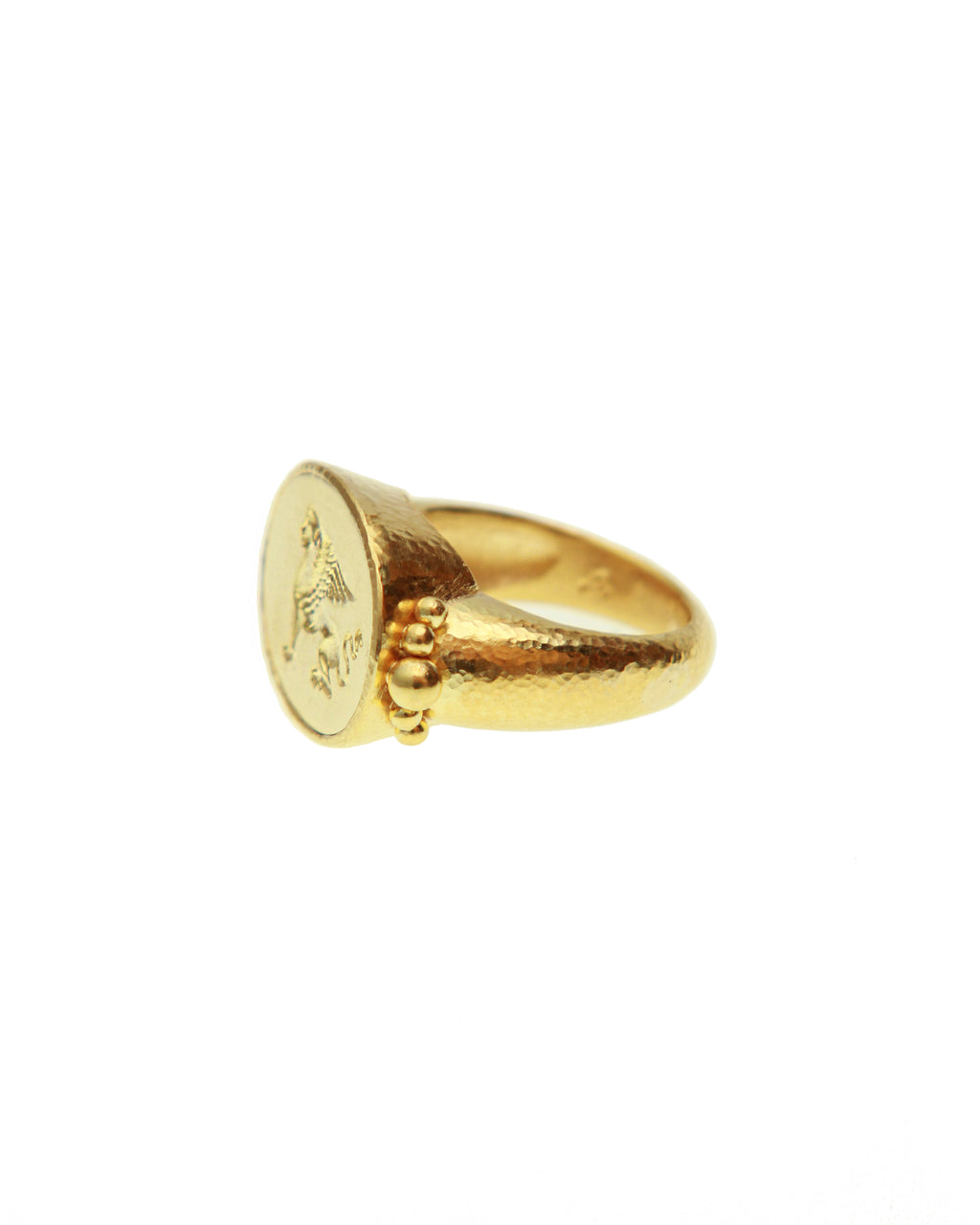 Gold 'Etruscan Sphinx' Ring