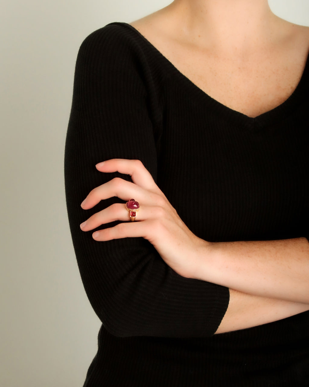 Pink Tourmaline Ring