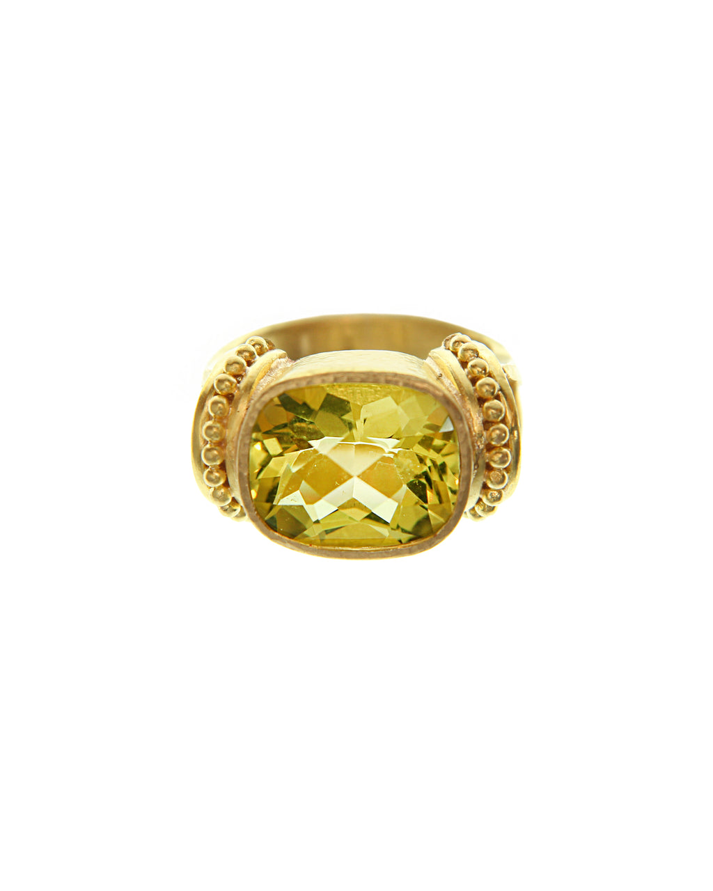 Lemon Citrine Ring