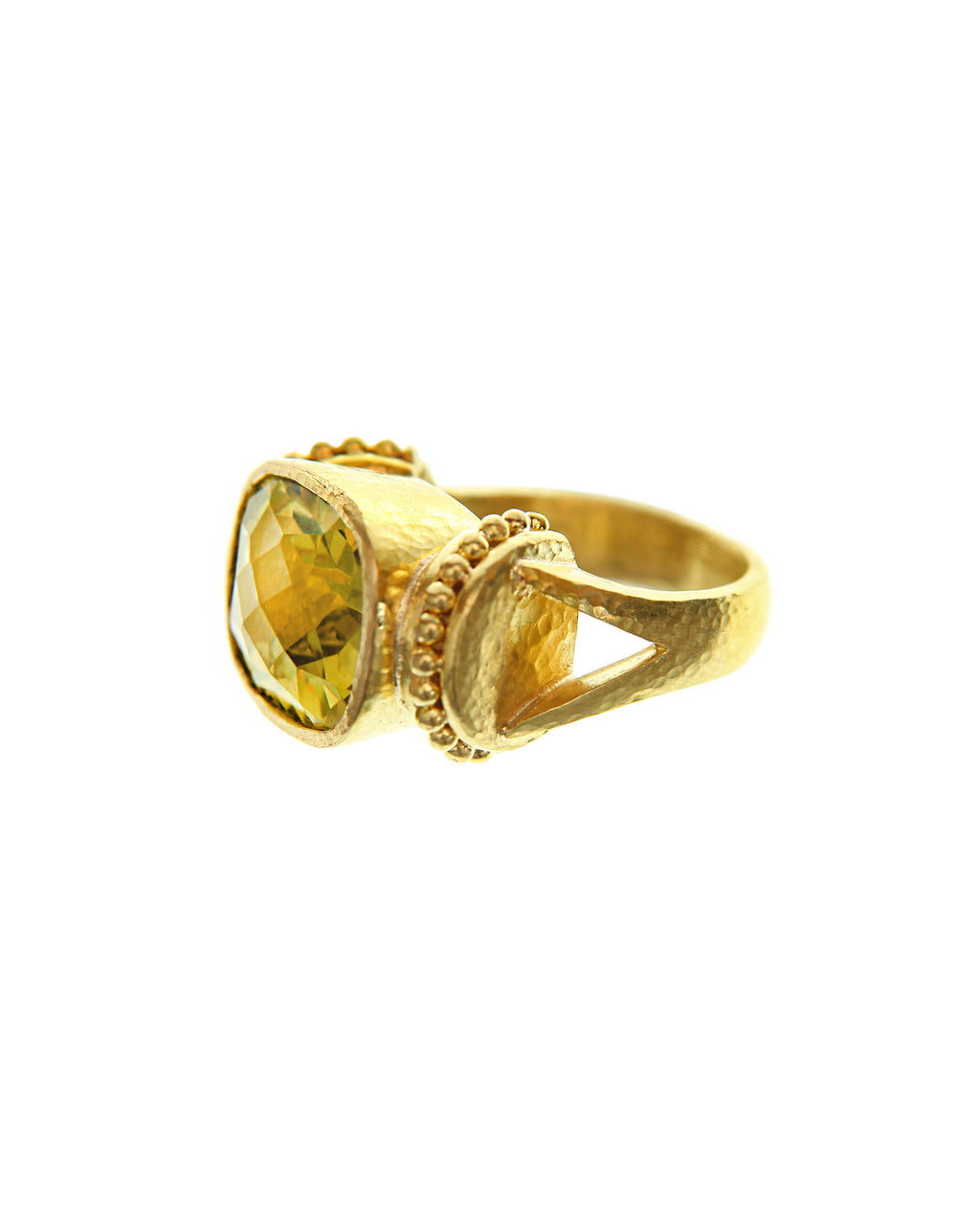 Lemon Citrine Ring