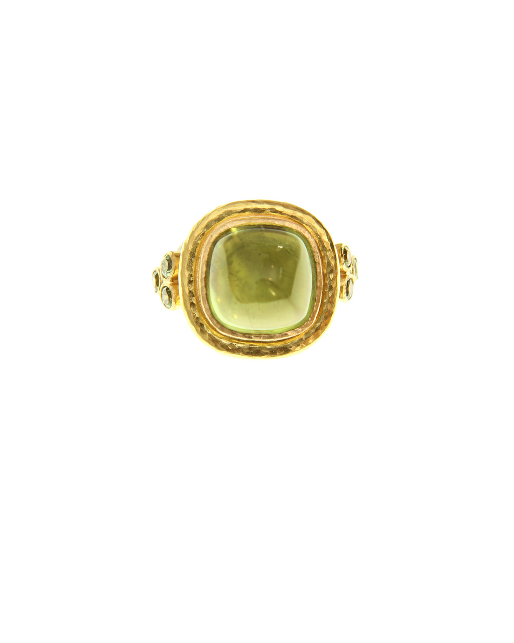 Peridot and Demantoid Garnet Ring