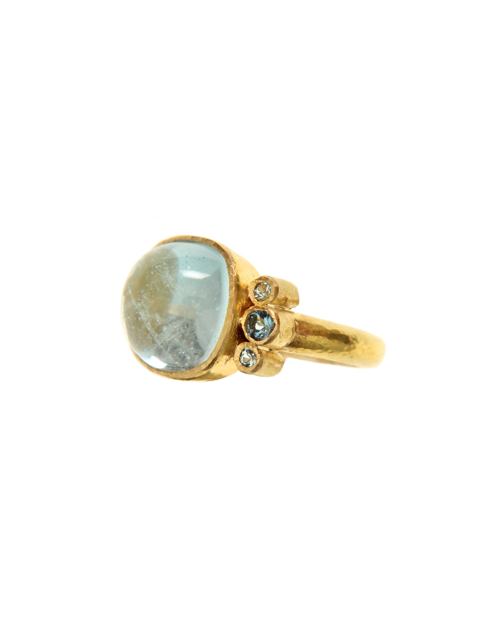 Aquamarine and Blue Zircon Ring