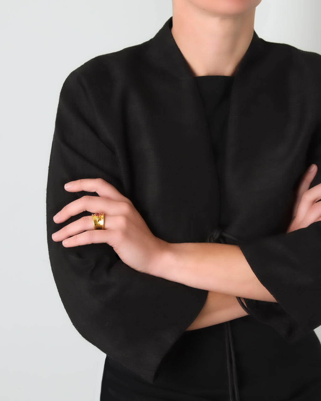 Pink Tourmaline and Pink Sapphire Cigar Band