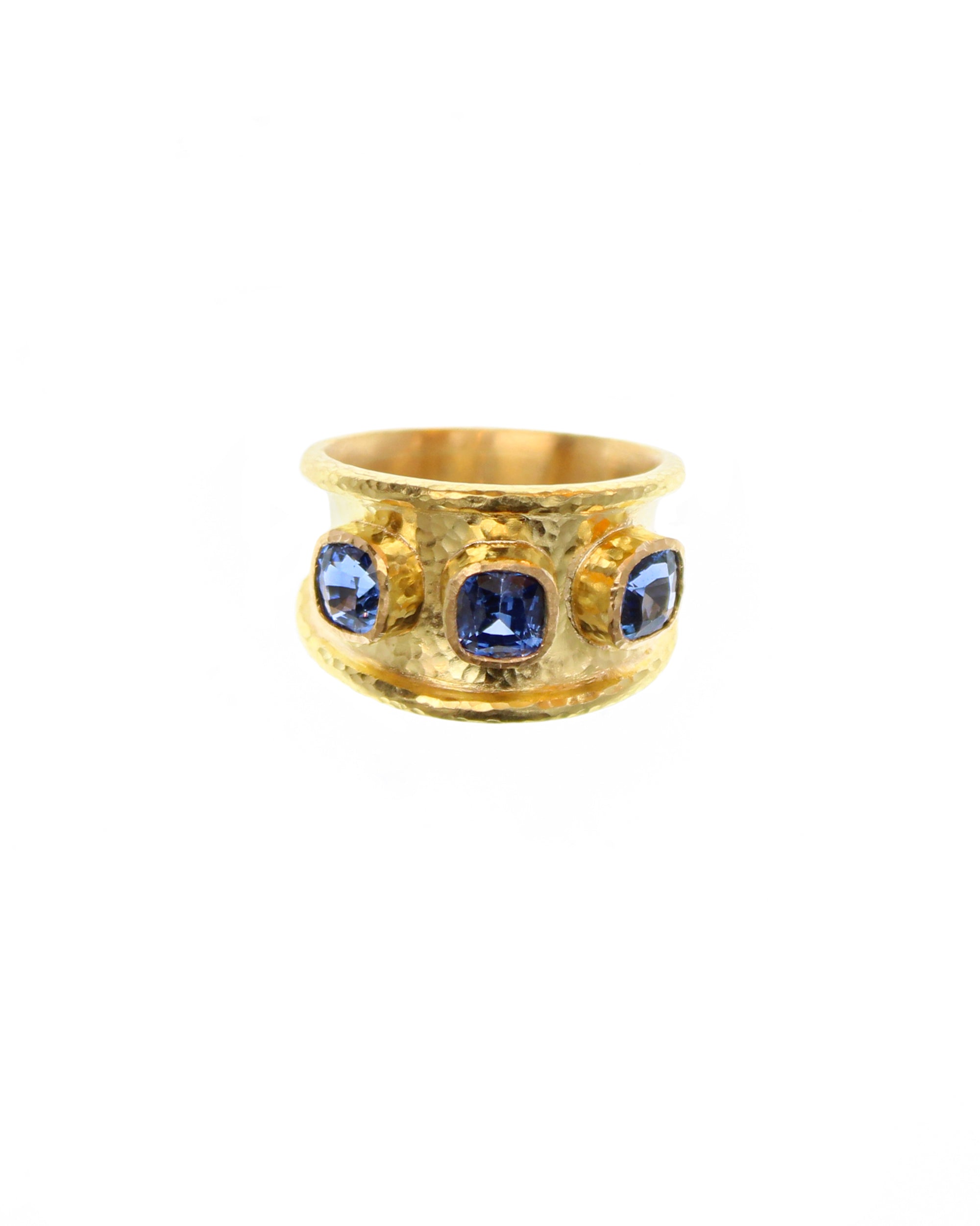 Blue Sapphire Tapered Cigar Band