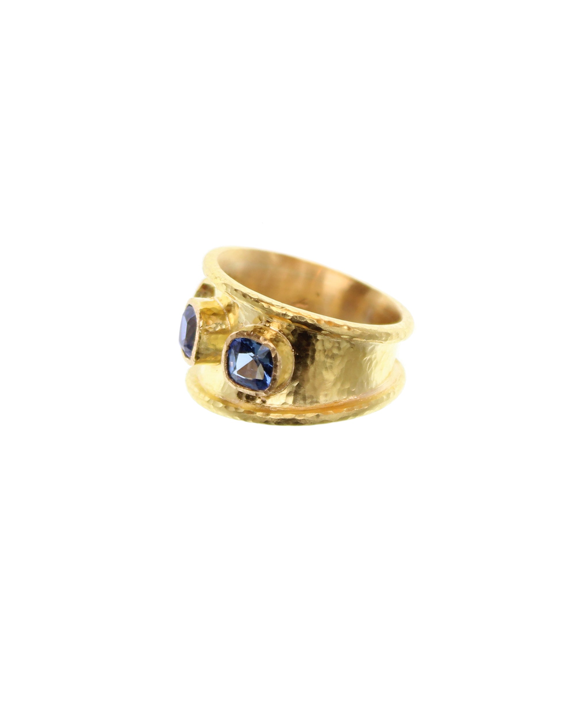 Blue Sapphire Tapered Cigar Band