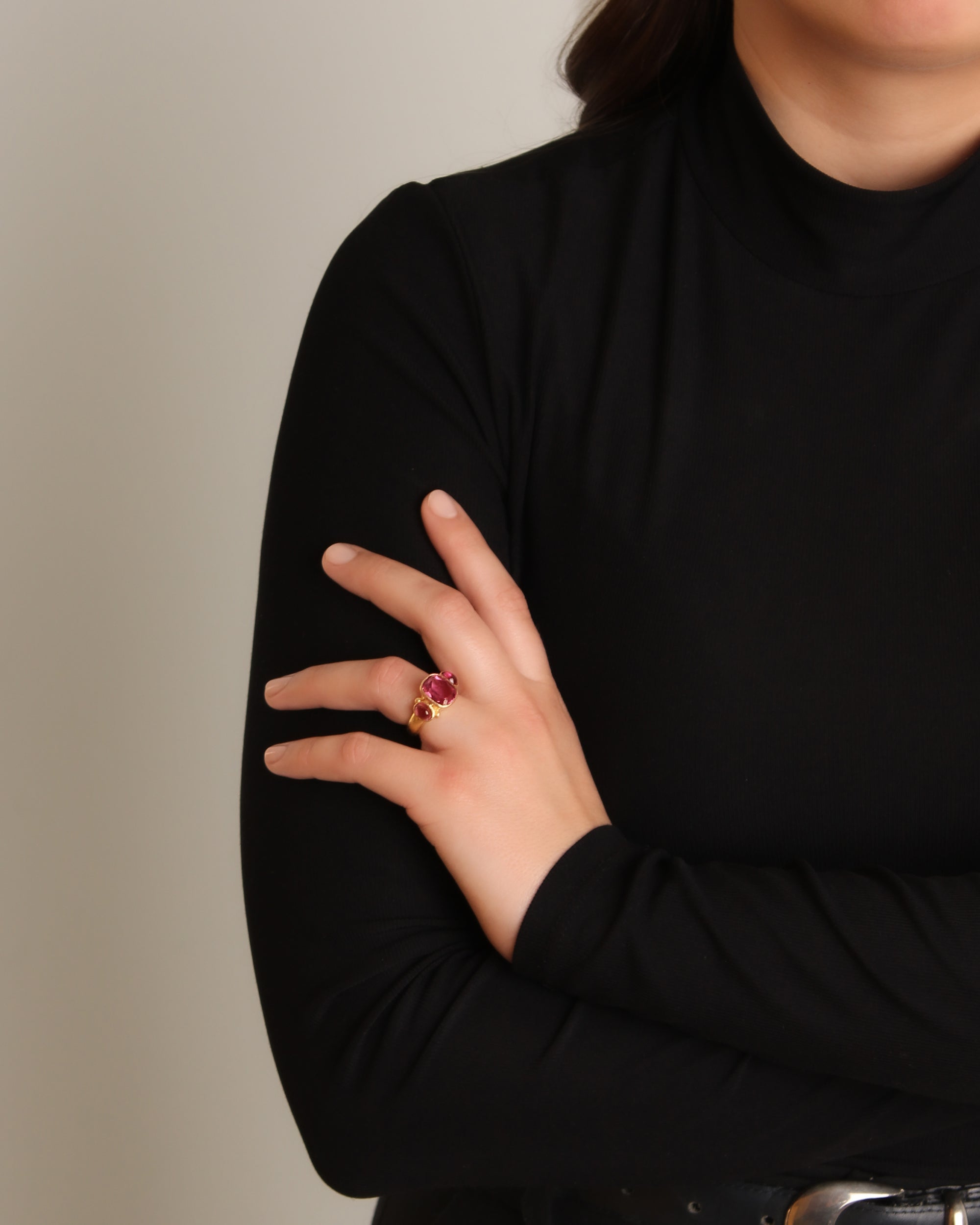 Pink Tourmaline Ring