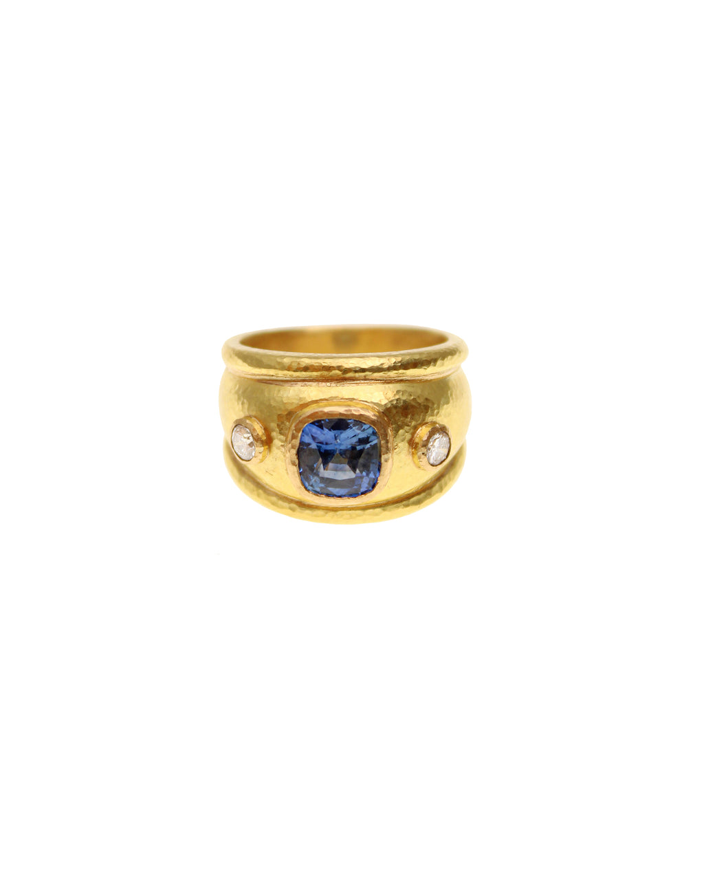 Blue Sapphire Puffy Cigar Band