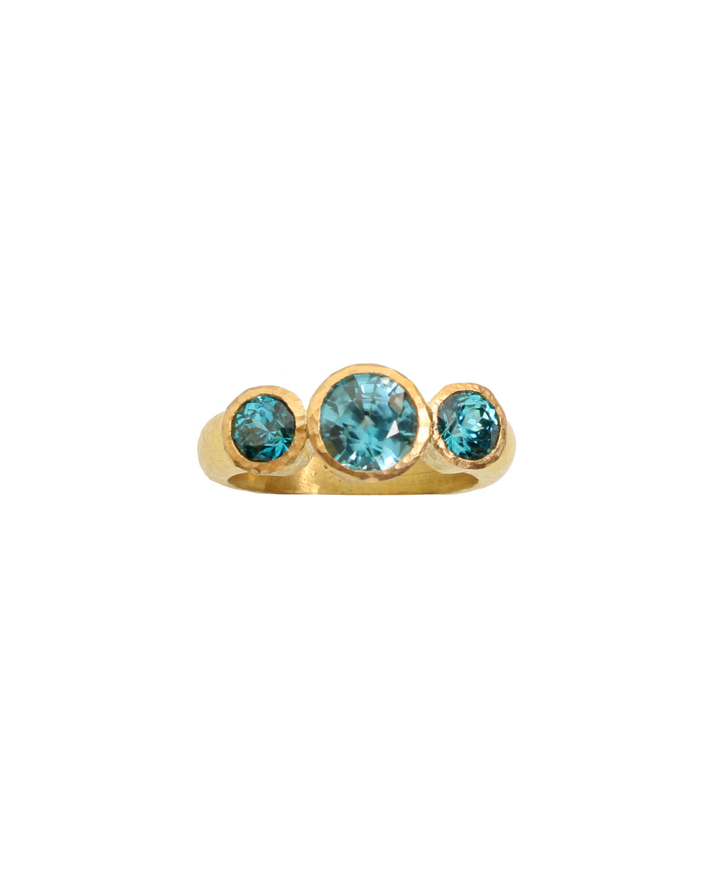 Blue Zircon Ring