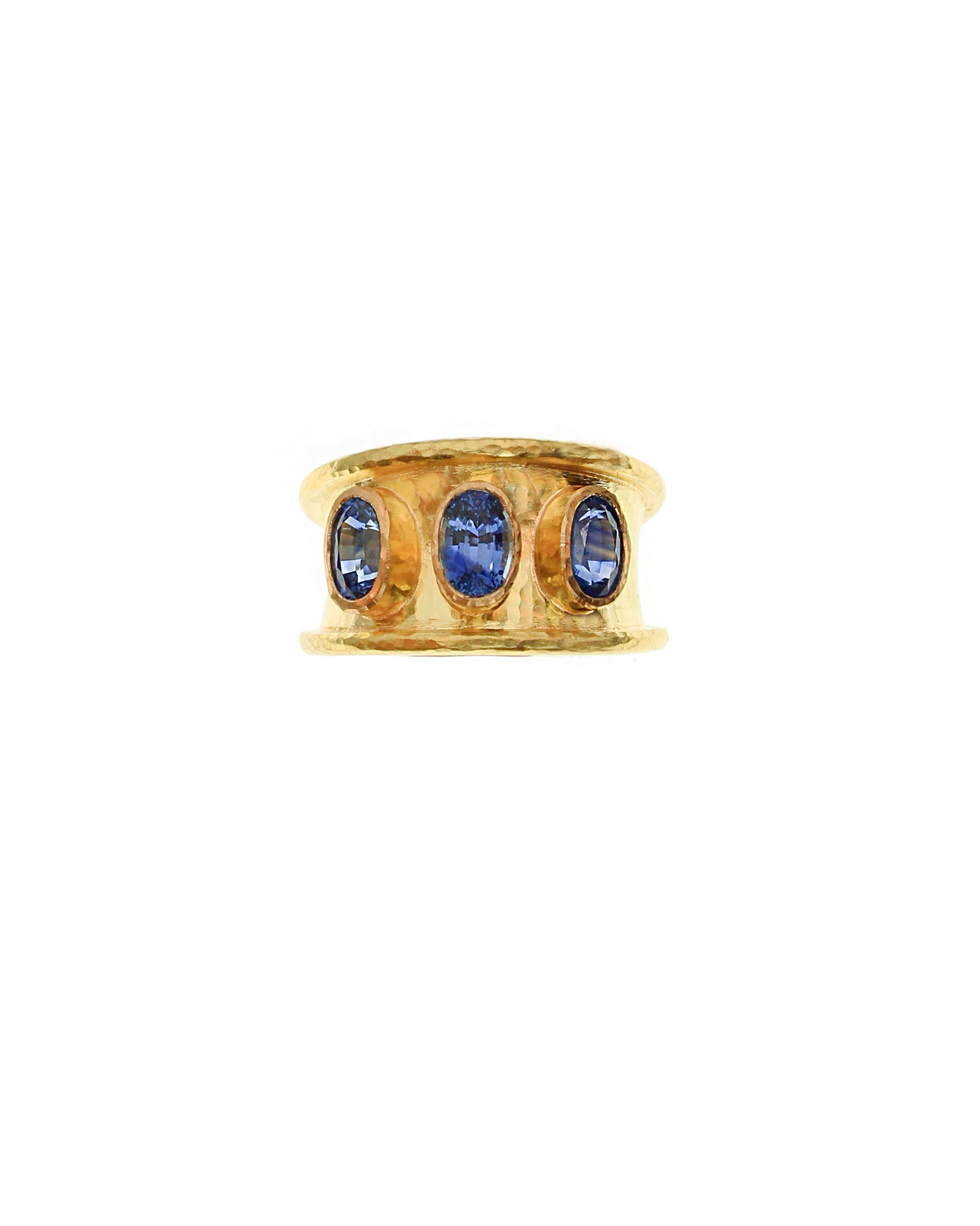 Blue Sapphire Tapered Cigar Band