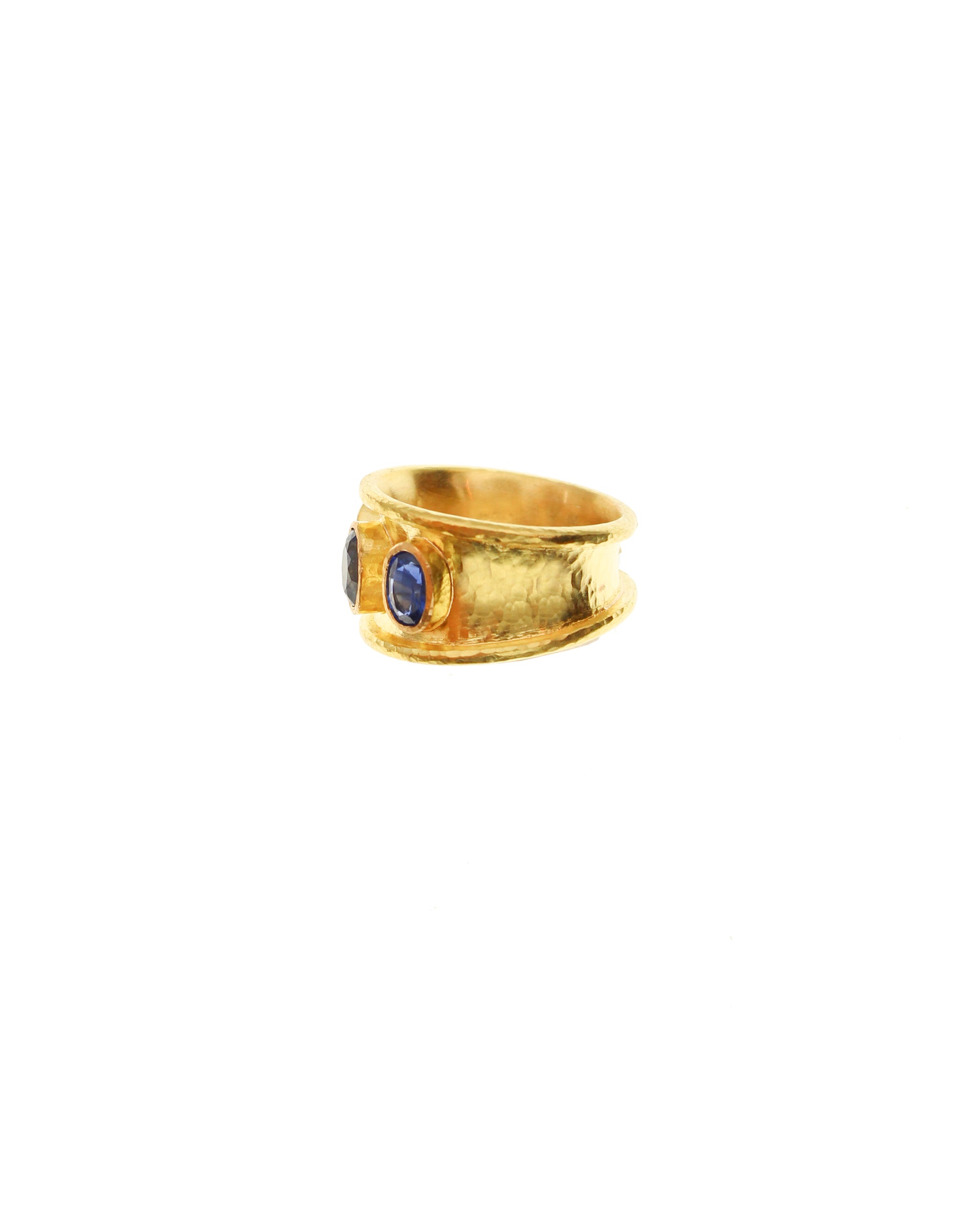 Blue Sapphire Tapered Cigar Band