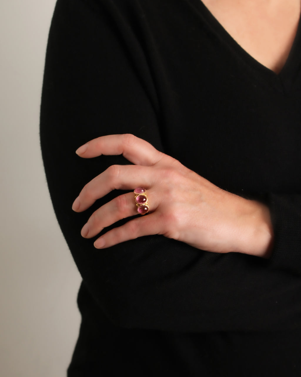 Pink Tourmaline Ring