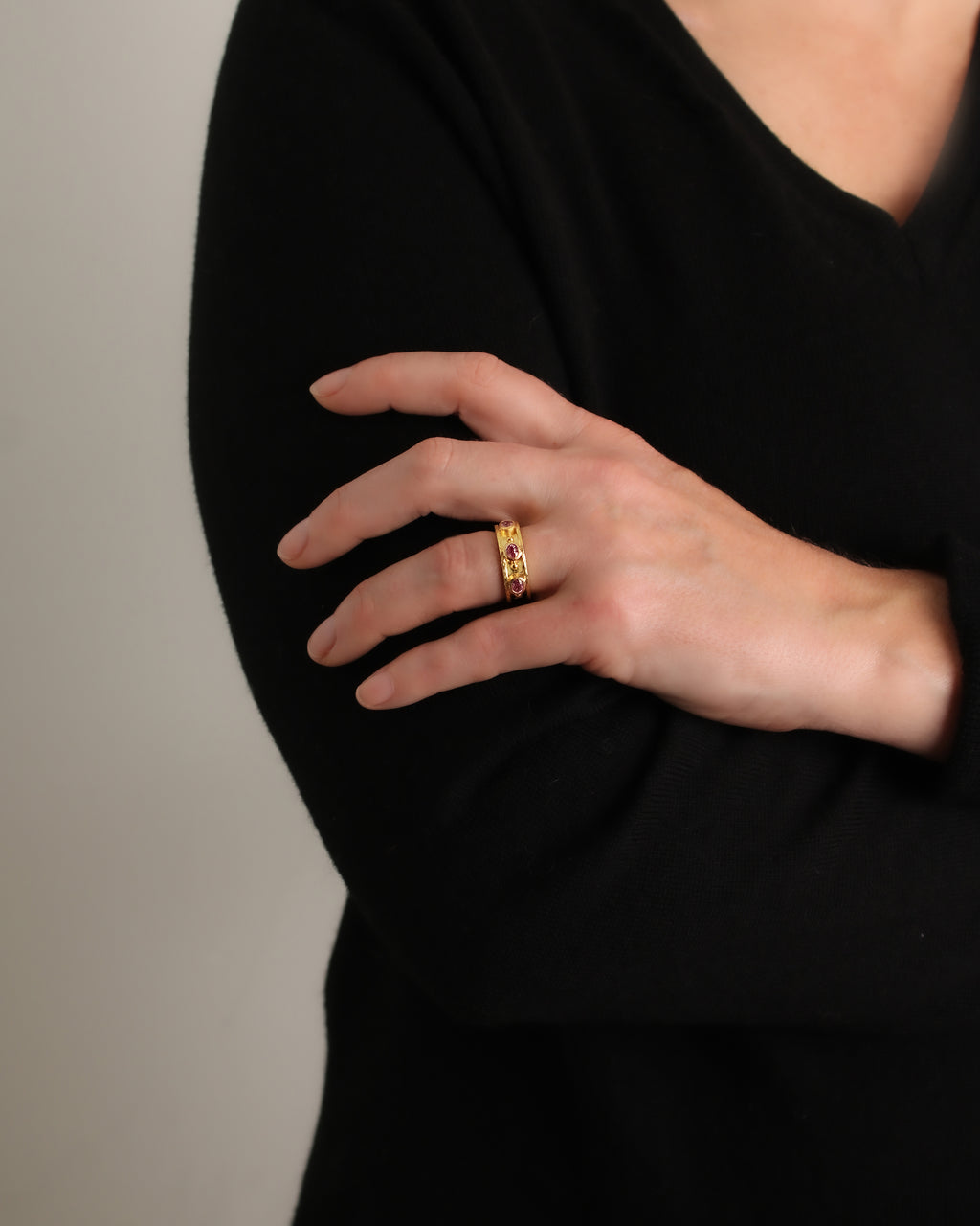 Pink Sapphire Cigar Band