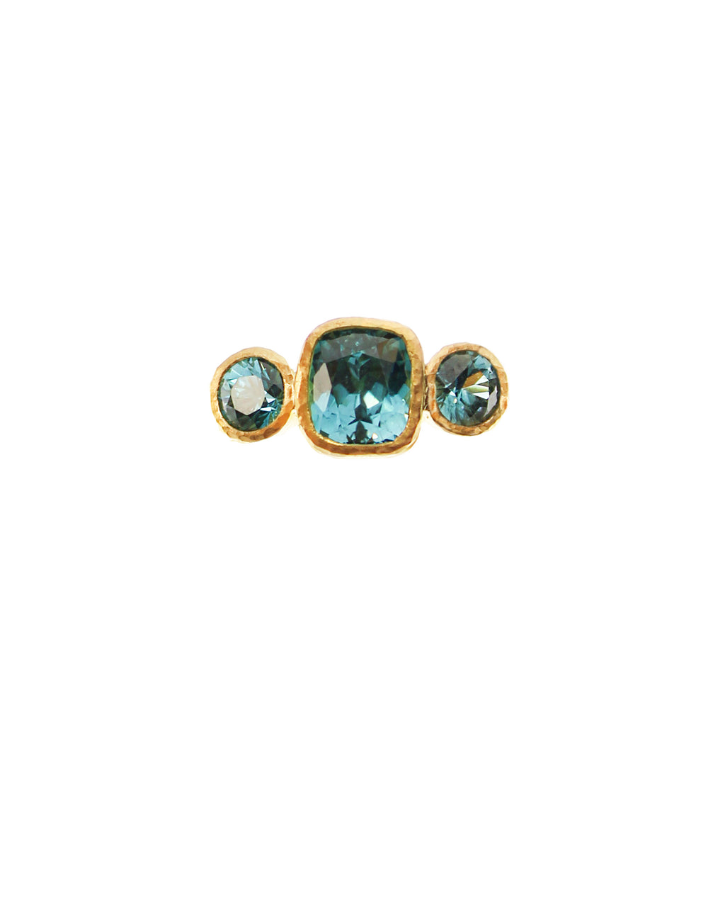 Blue Zircon Ring