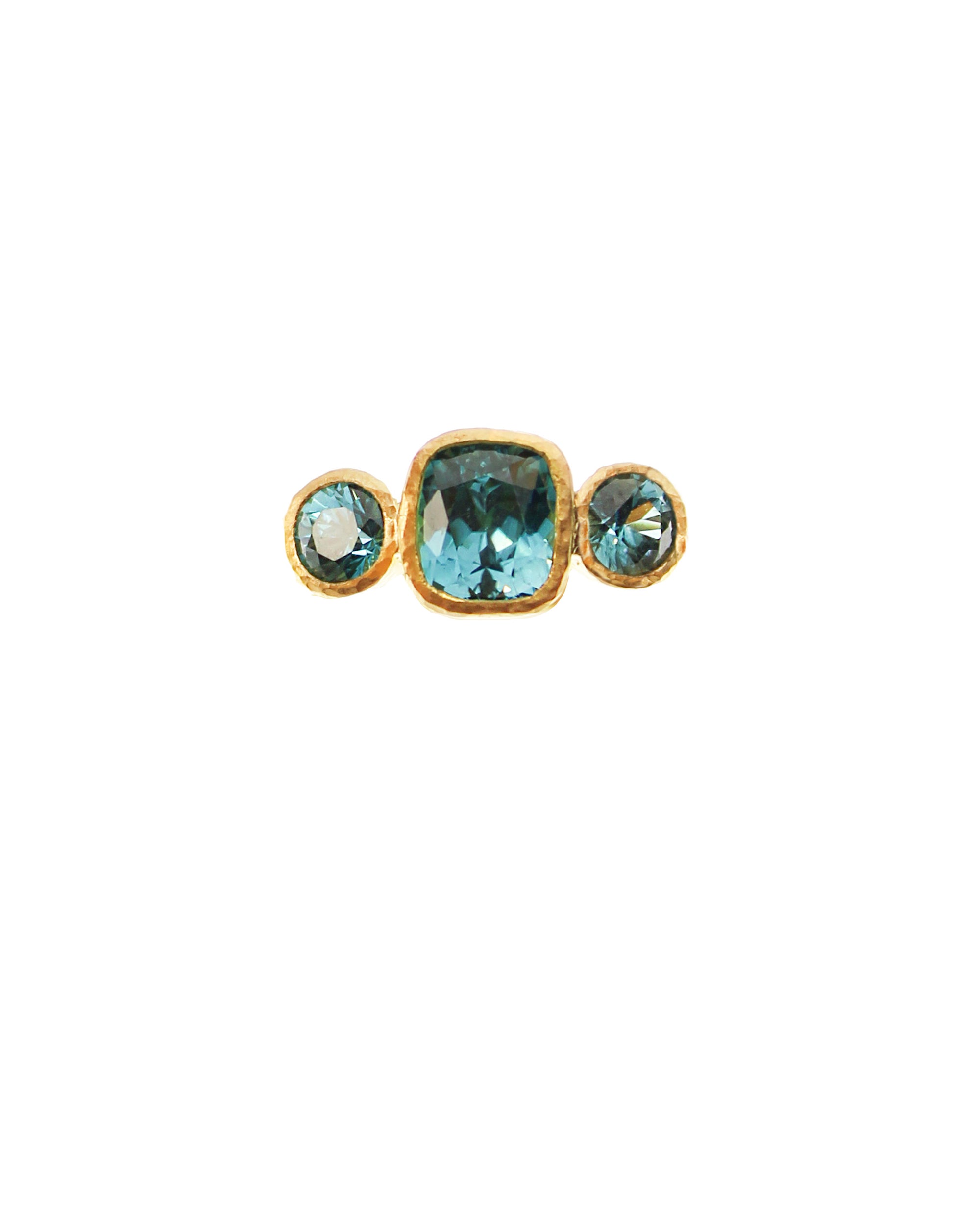 Blue Zircon Ring