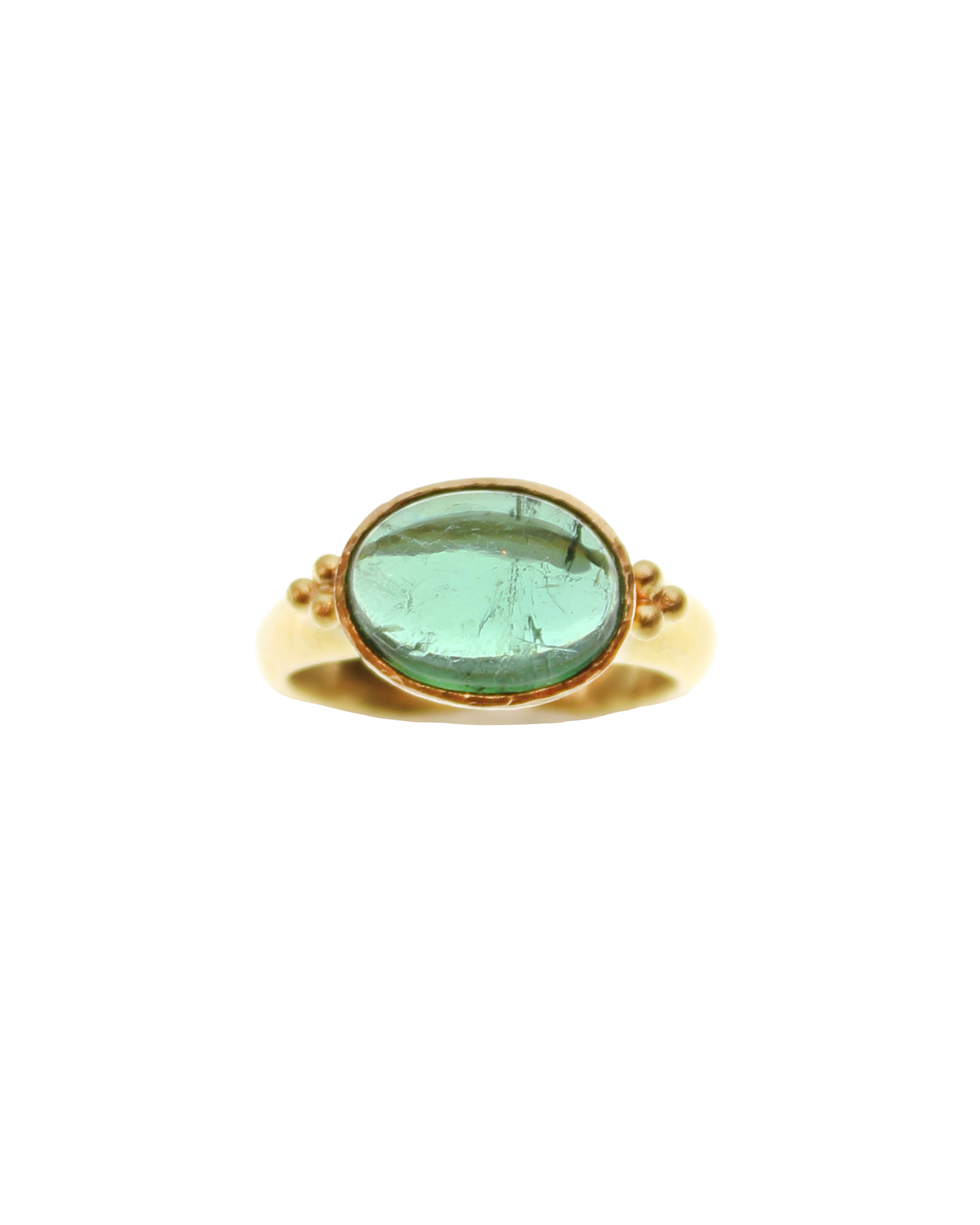 Green Tourmaline Ring
