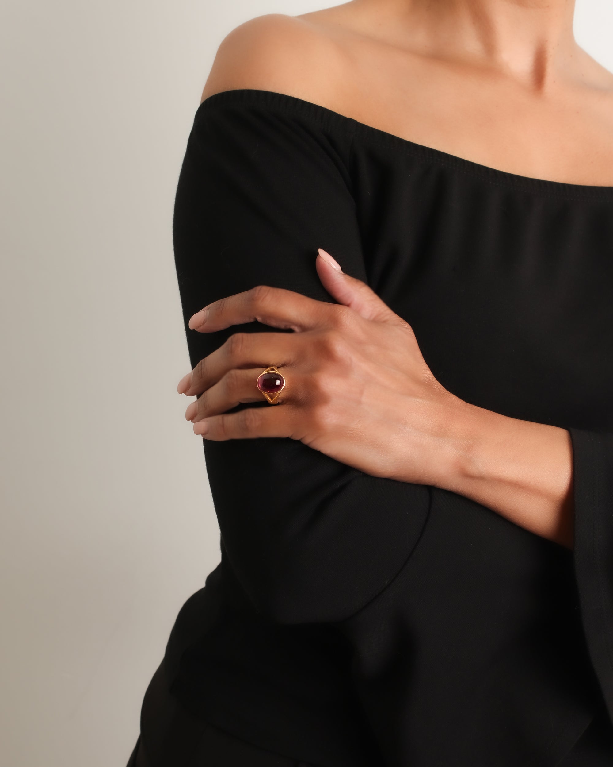 Rhodolite Ring