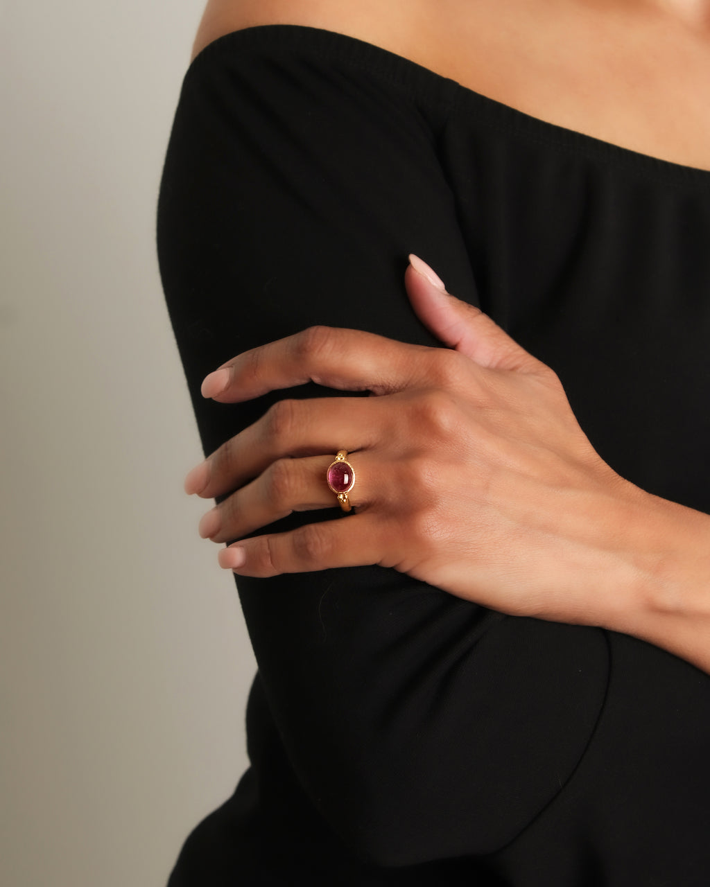 Pink Tourmaline Ring