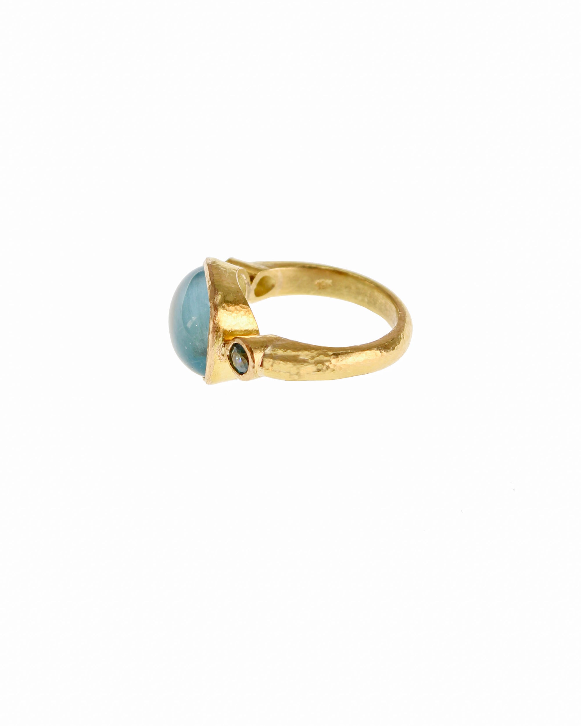 Aquamarine and Blue Zircon Ring