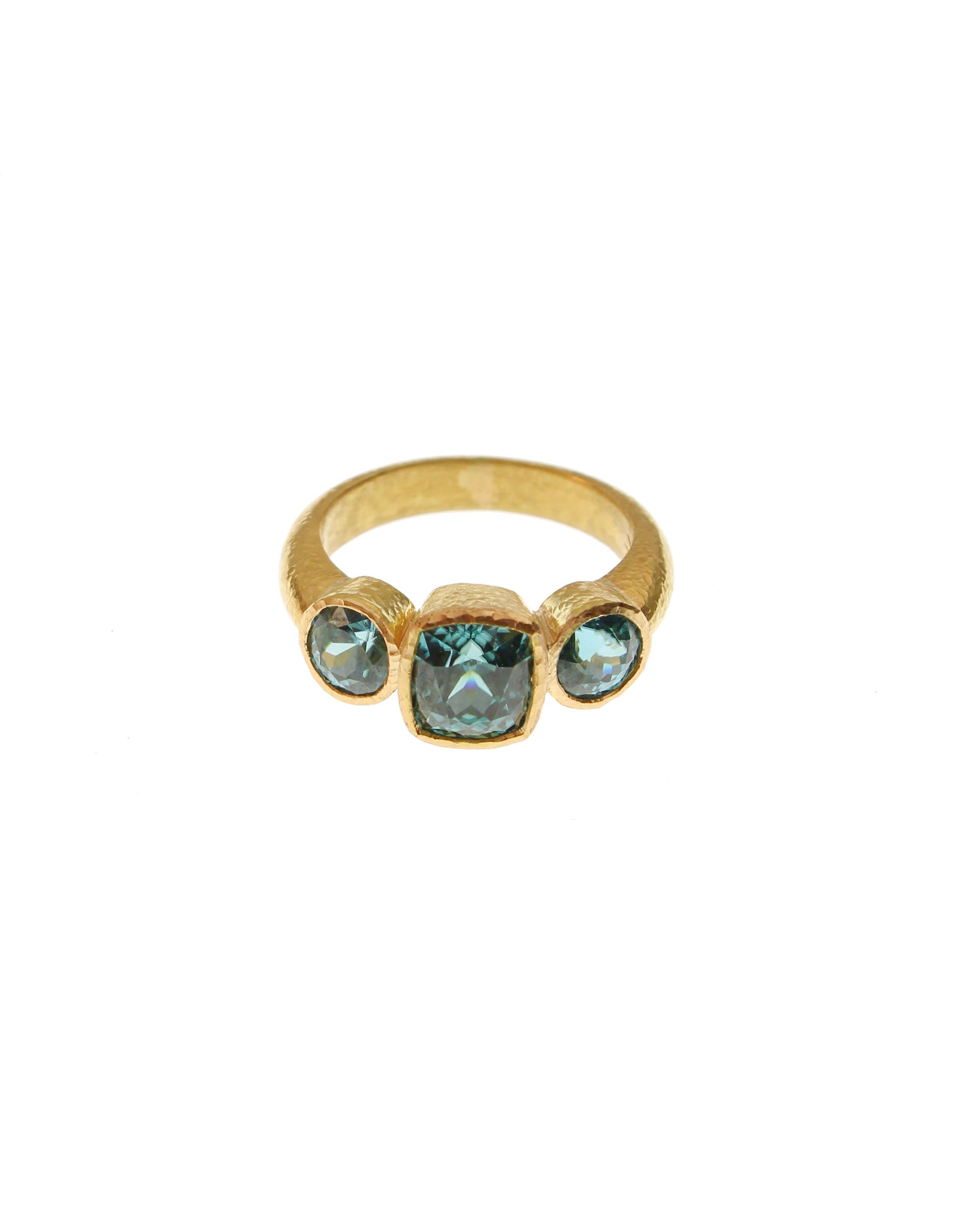 Blue Zircon Ring