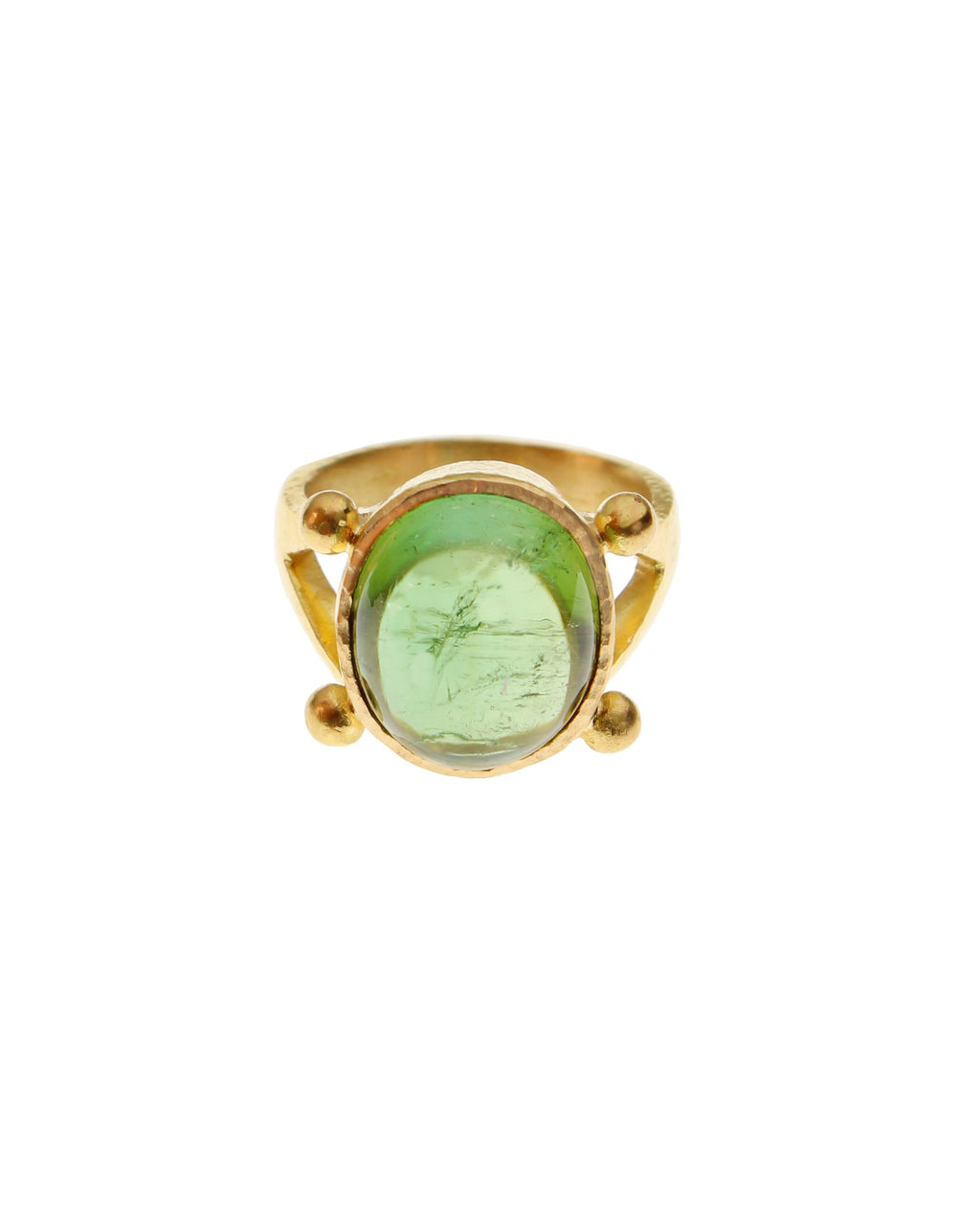 Green Tourmaline Ring