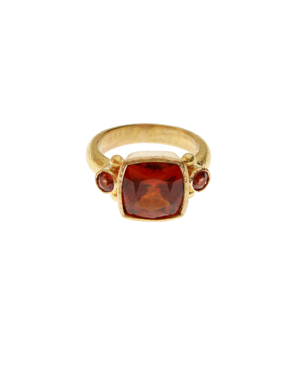 Hessonite Garnet Ring
