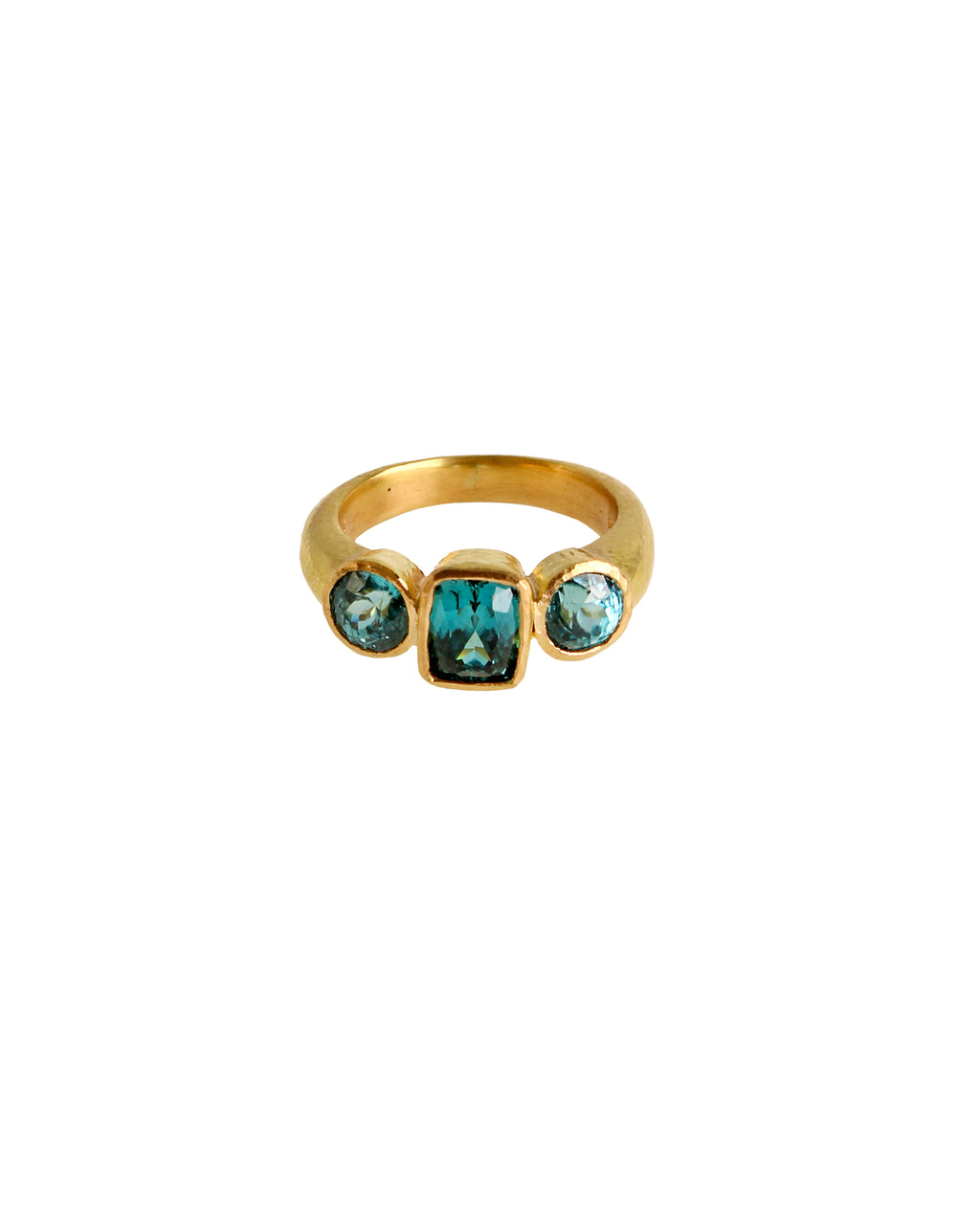 Blue Zircon Ring