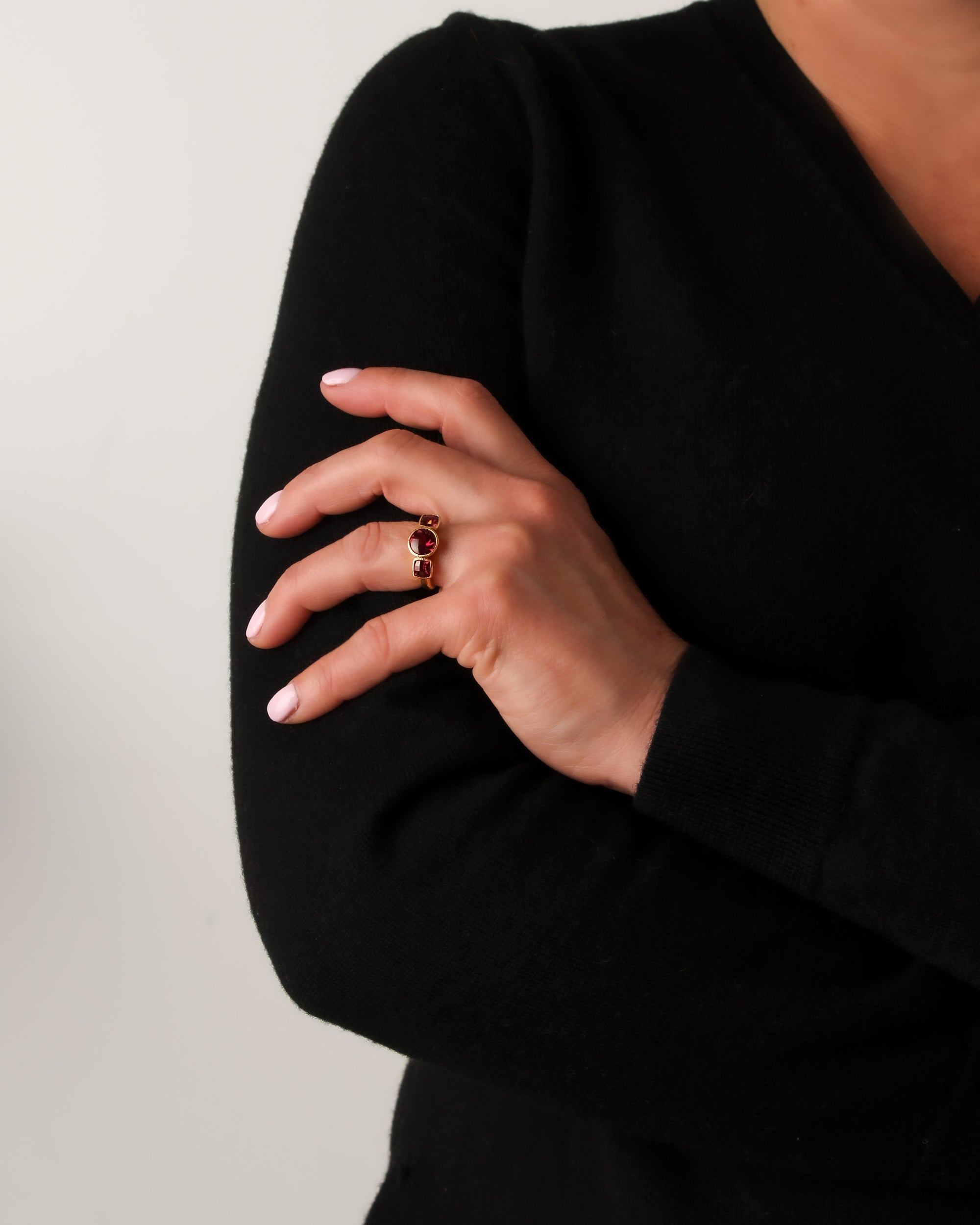 Rhodolite Ring